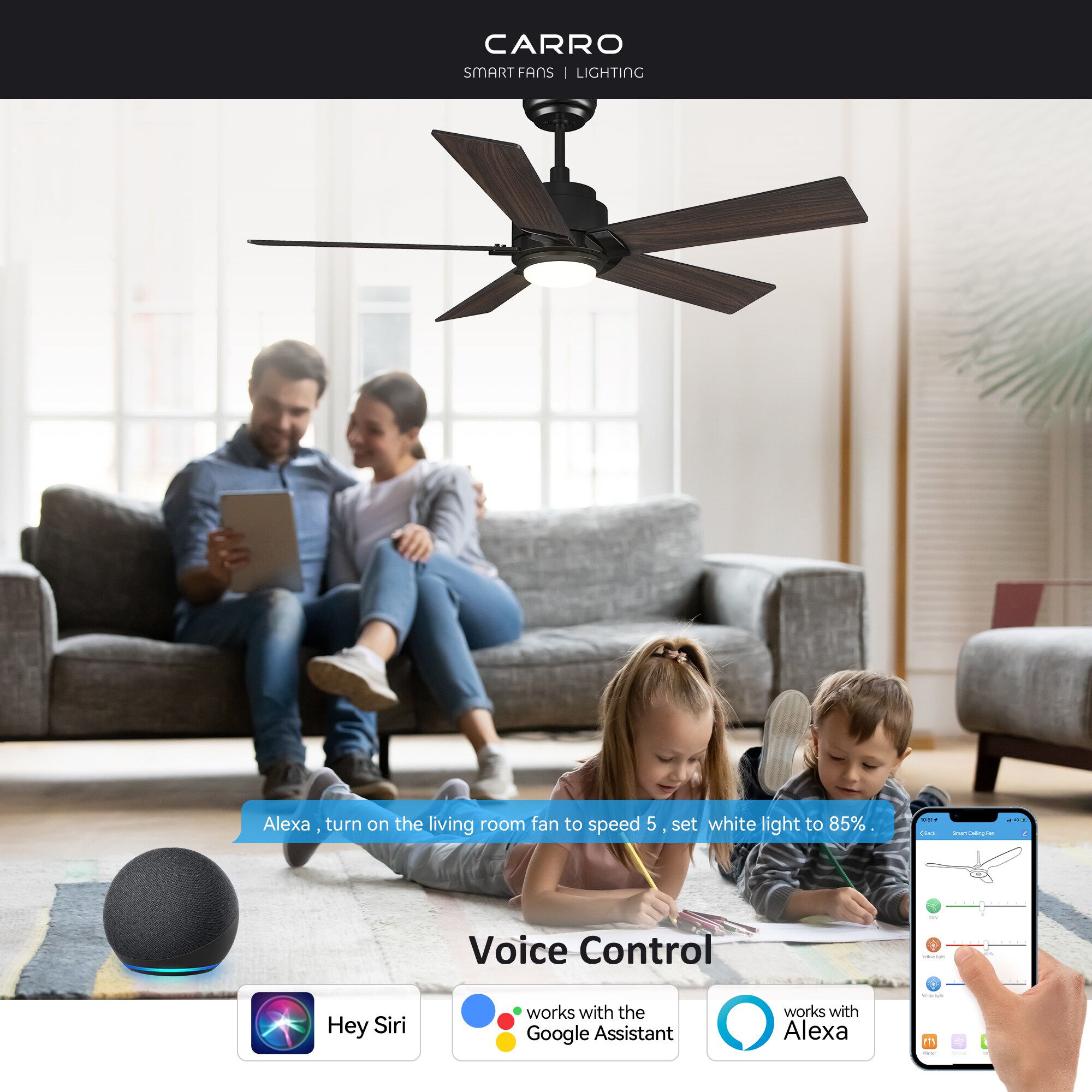 CARRO USA LS485J1-L11-B5-1 Ceiling-Fans - View #2