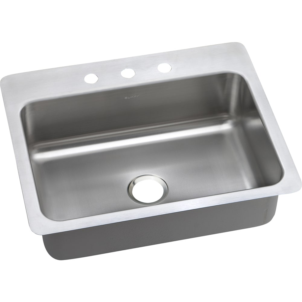 Dayton 31" Stainless Steel Single Bowl Drop-In Kitchen Sink