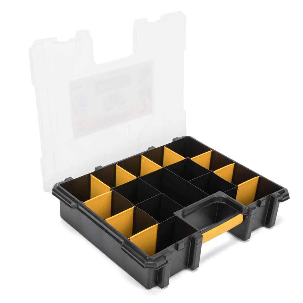 802-1 Imperial Clear Plastic Parts Organizer Box, 12 Compartments