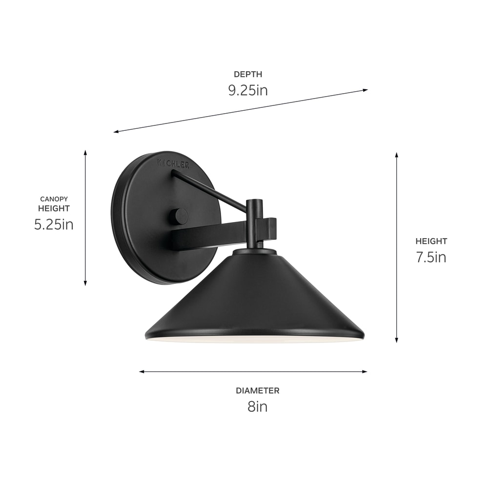 Kichler 49059BK Outdoor-Wall-Lighting - View #6