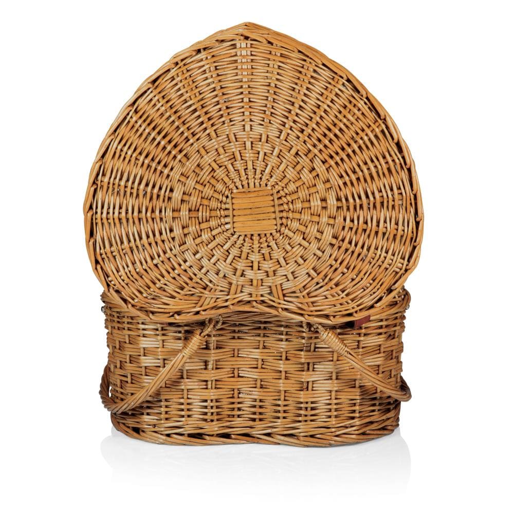 Picnic Time 14.5 x 10 x 11 Antique White Picnic Basket in the Bags 