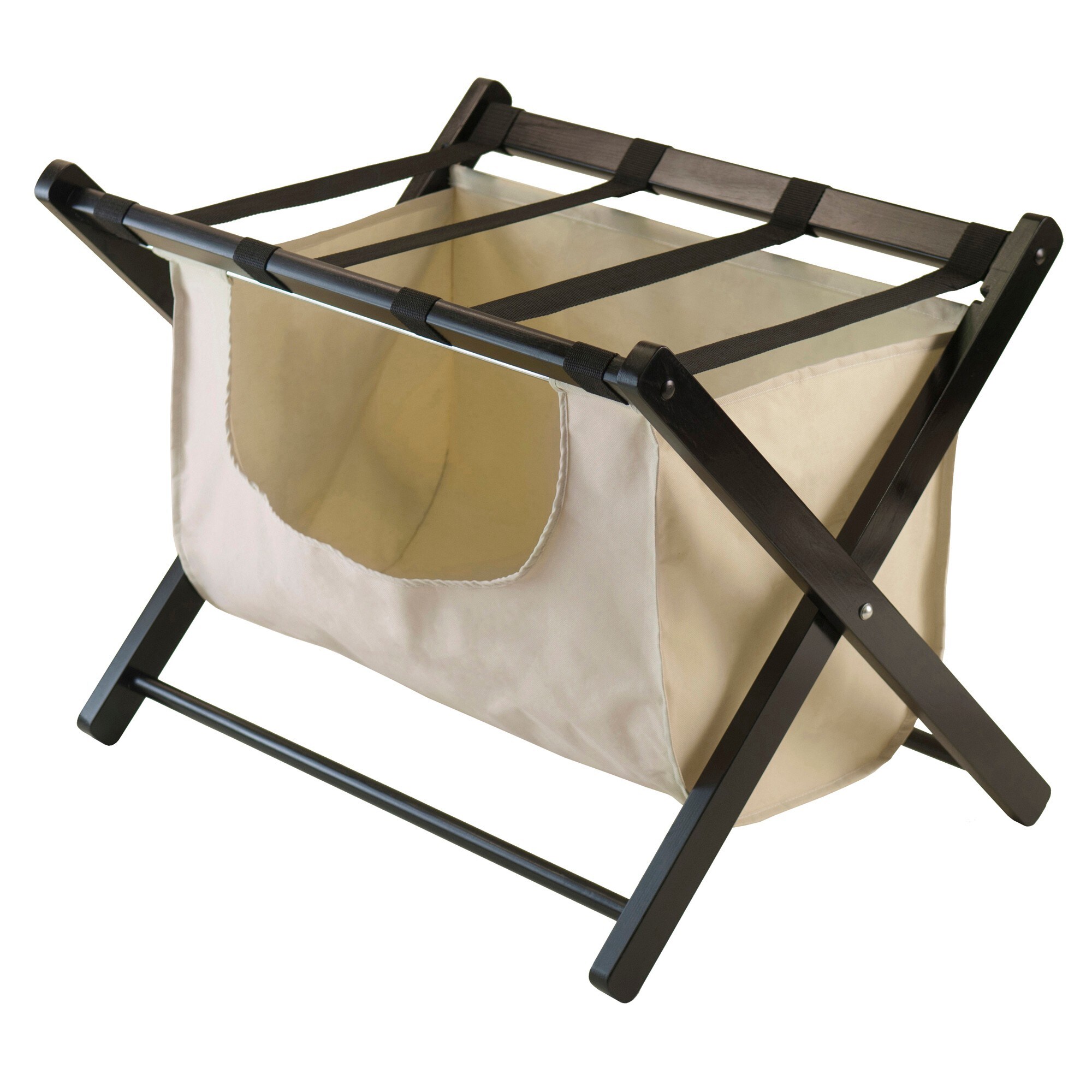 Winsome Wood 92535 Dora Espresso Wood Luggage rack
