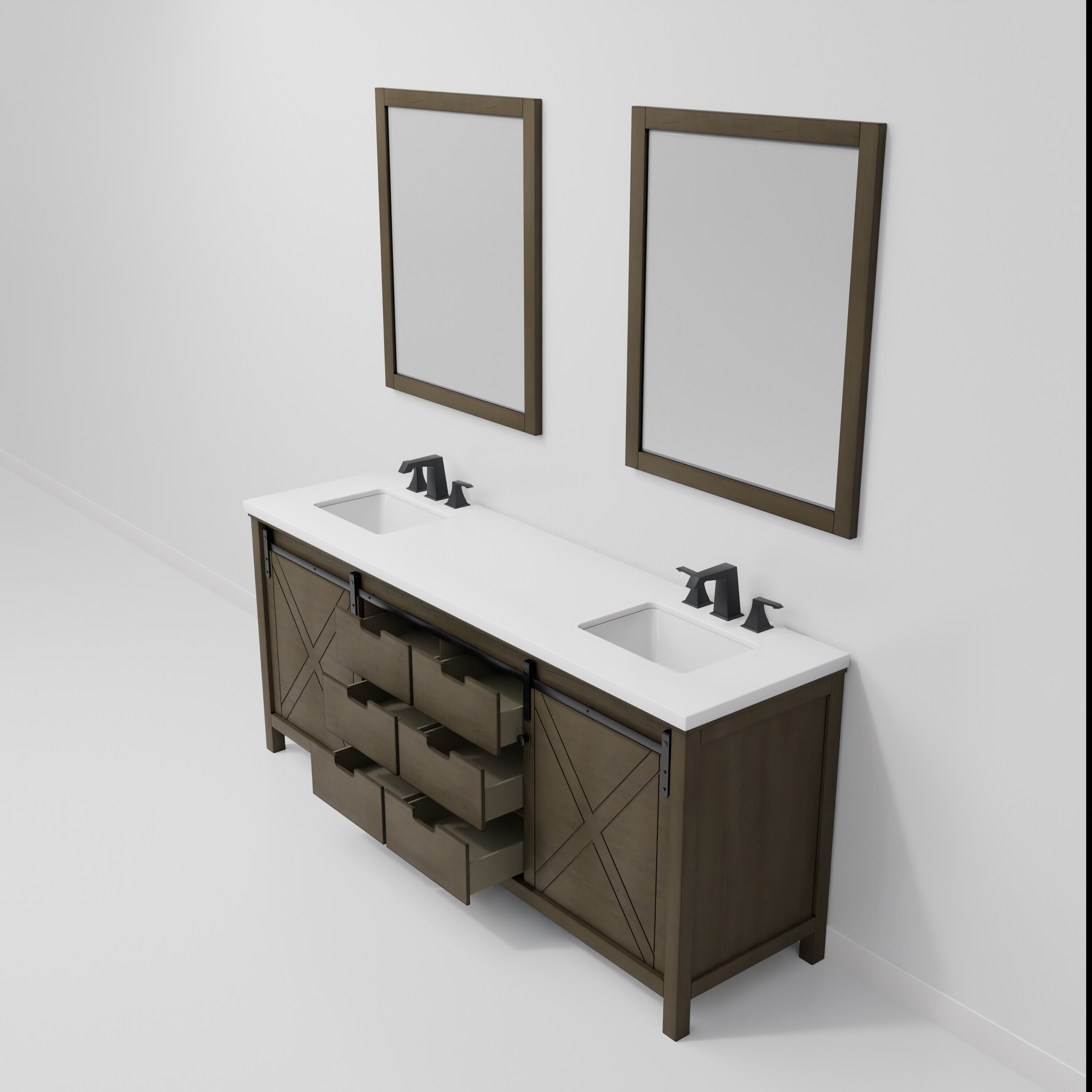 Lexora LM342280DKCSM30F Bath-Vanity-Combo - View #7