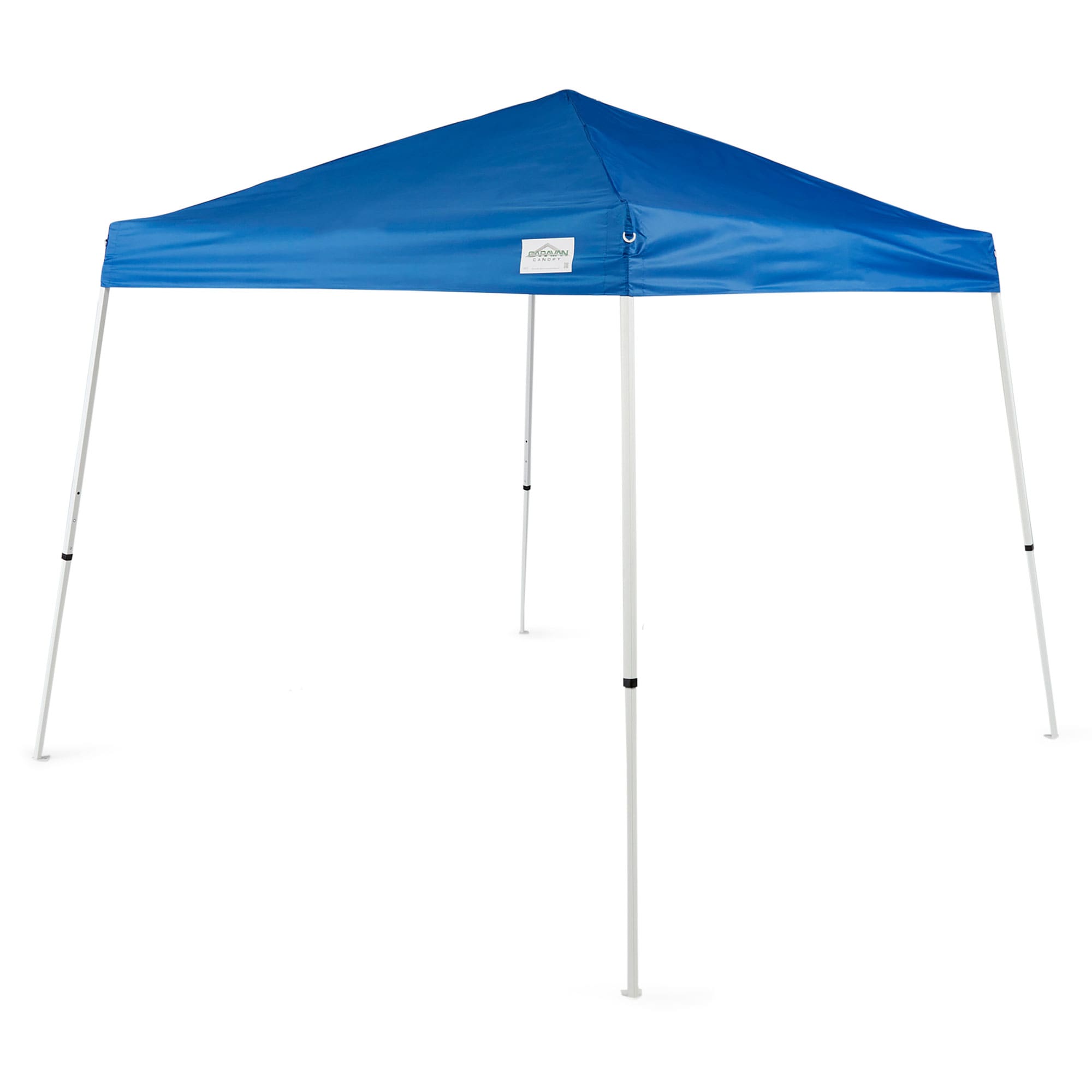 Caravan Canopy  V Series 2 10 Feet x 10 Feet Entry Level Angled Leg Instant Canopy Blue