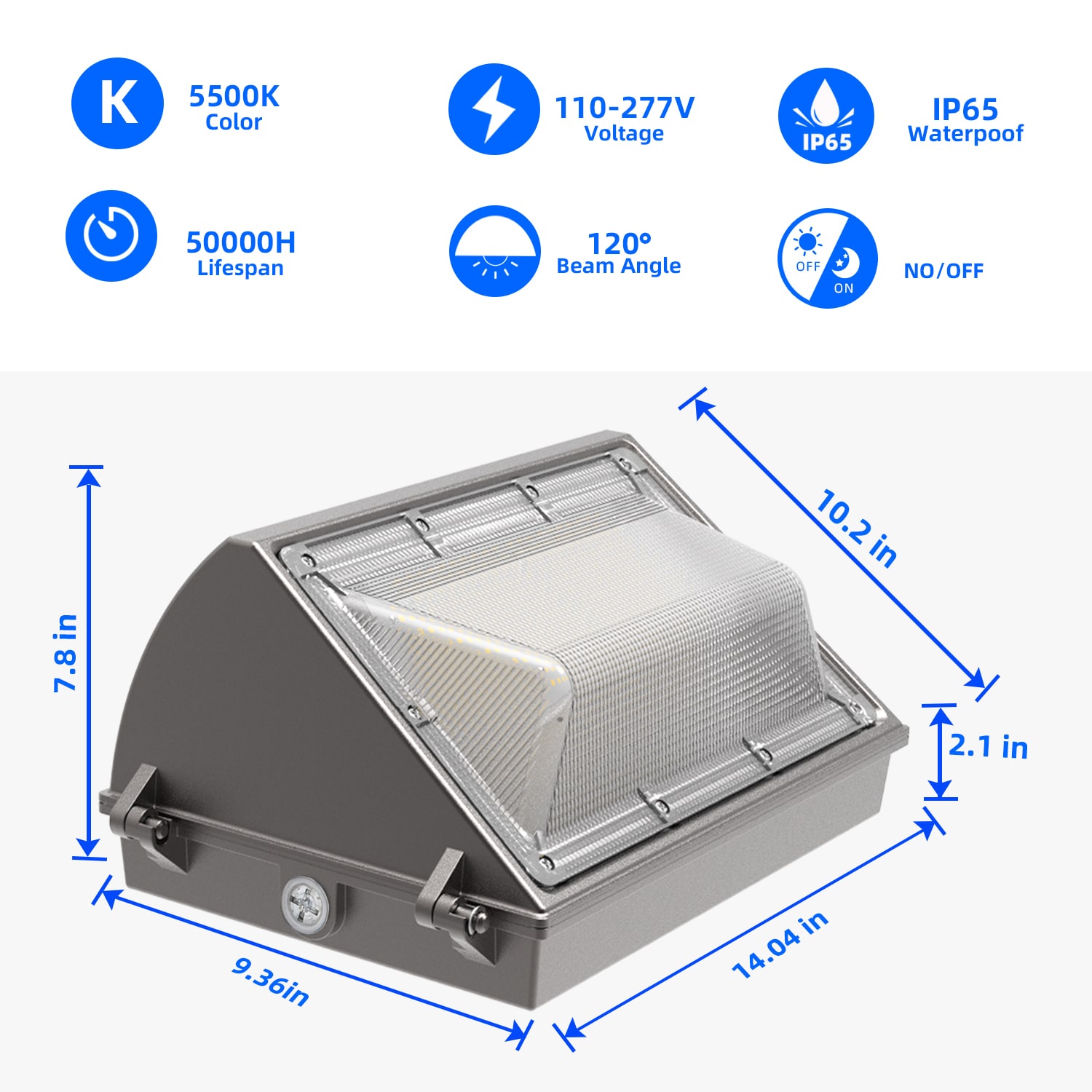 WYZM WP125B Wall-Pack-Lights - View #7