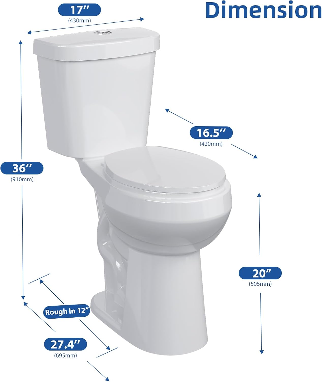 WhizMax PHO143UADIT toilets - View #2