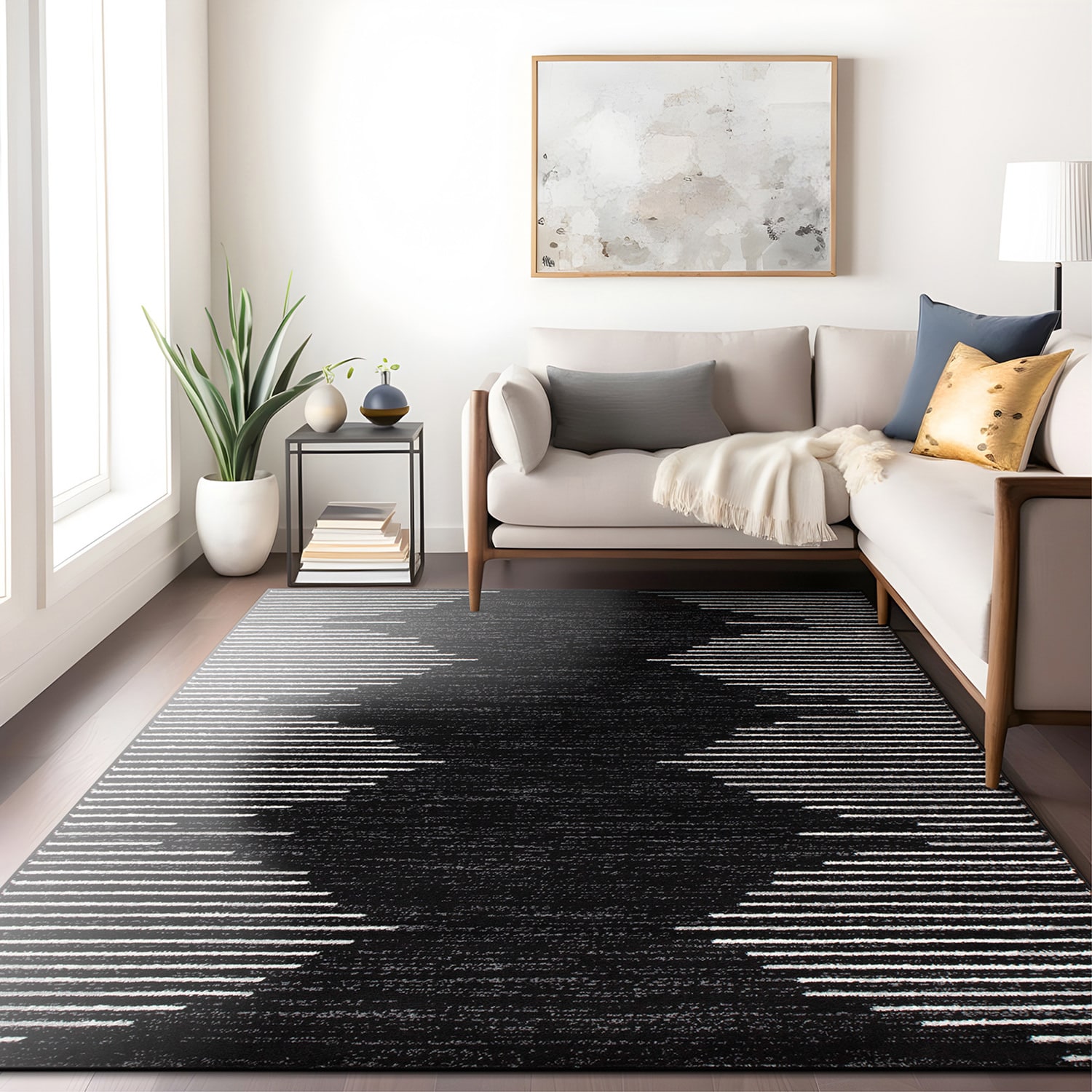World Rug Gallery 385BLACK5X7 rugs - View #3