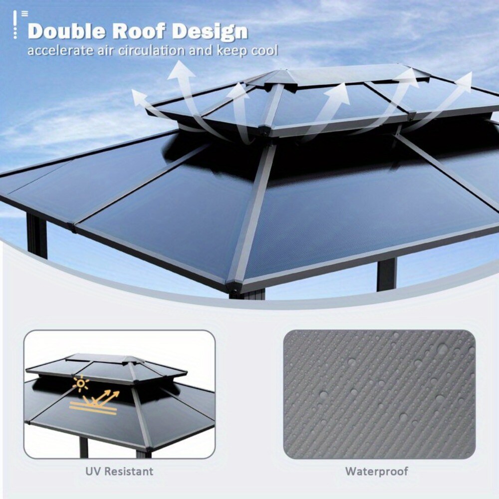 EROMMY WQG111 Wood-Resin-Gazebos - View #4