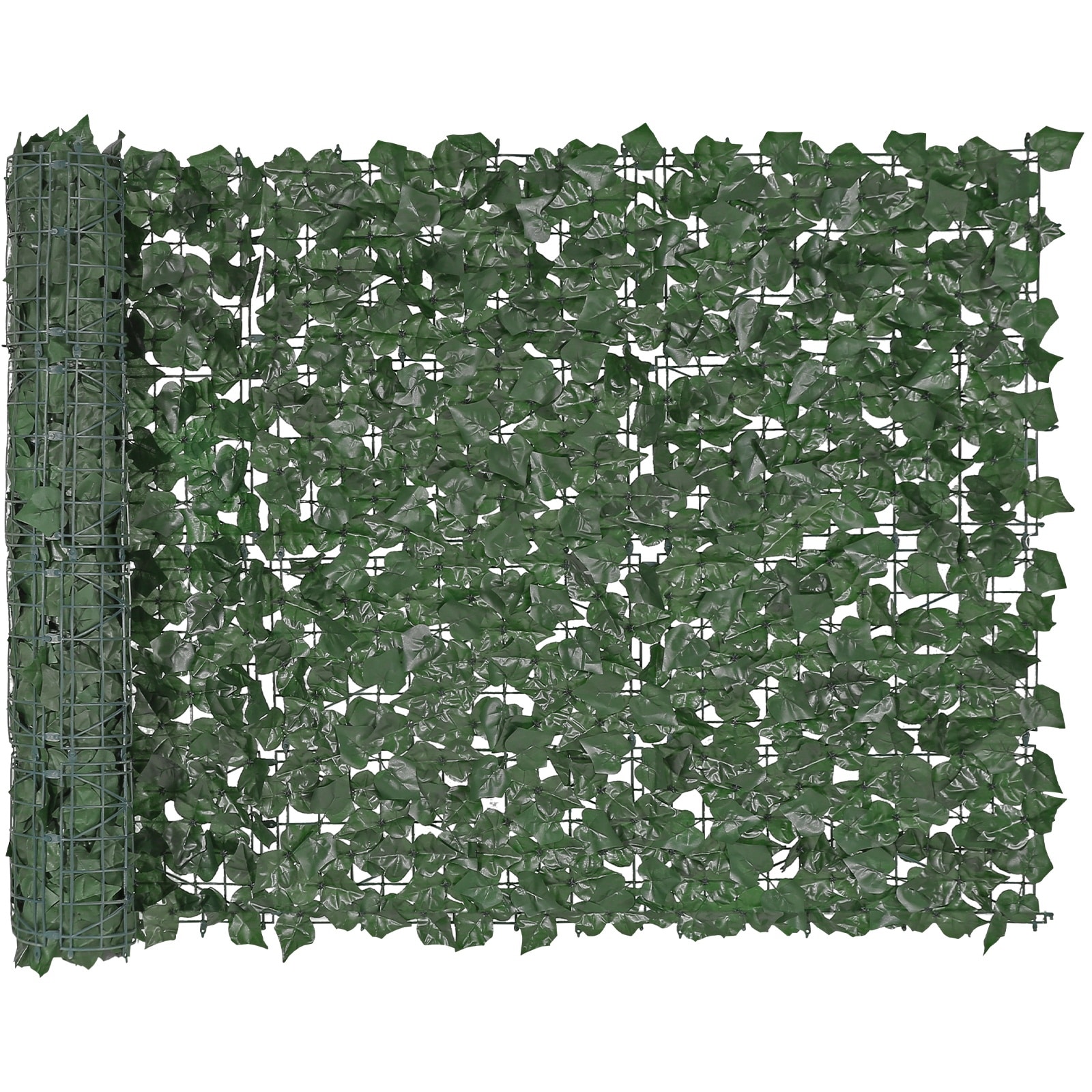 GIVIMO - Privacy Screen Fence 39-in x 98-in Artificial Ivy Outdoor Privacy Screen Garden Patio Ba...