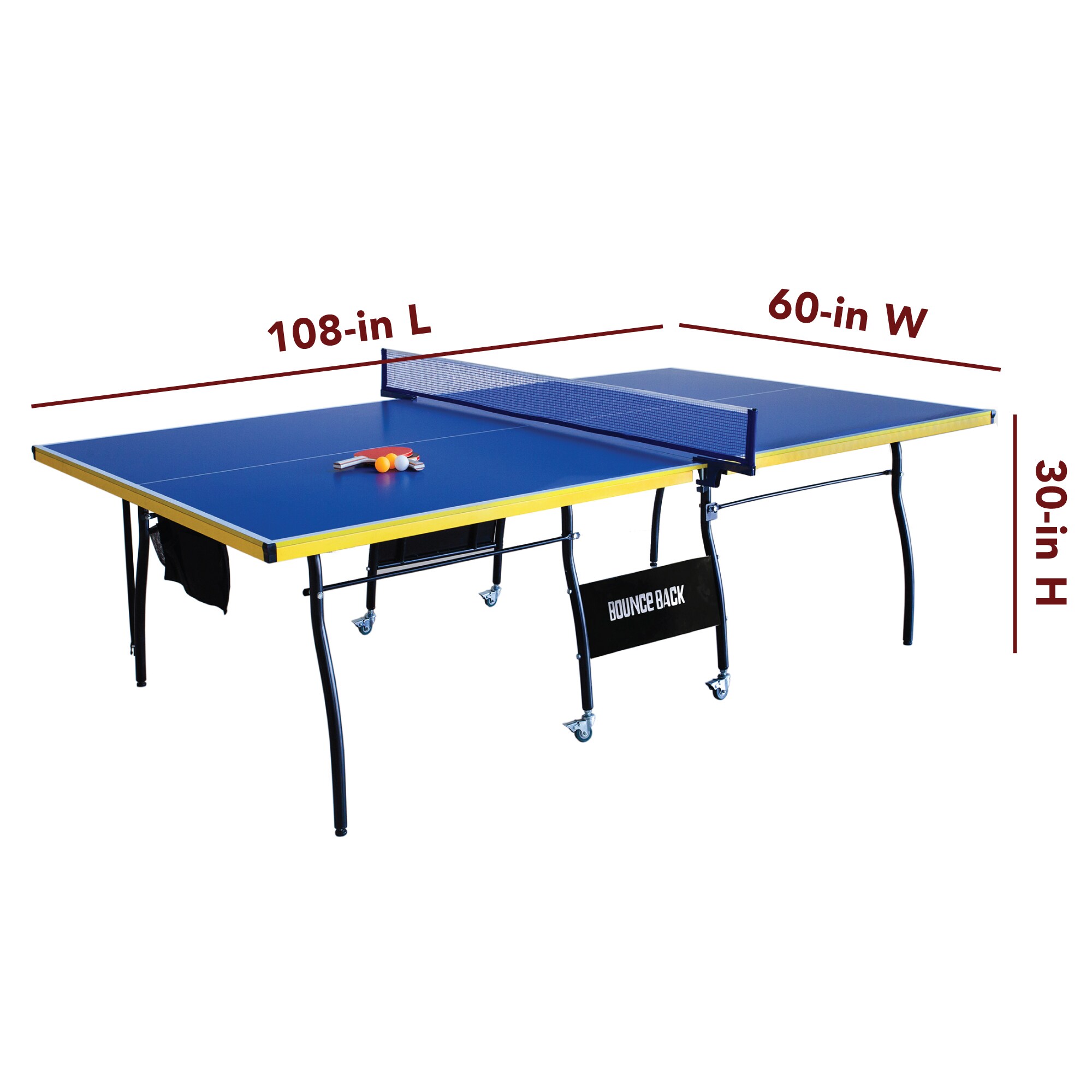 GoSports 72-in Indoor Freestanding Ping Pong Table in the Ping Pong Tables  department at