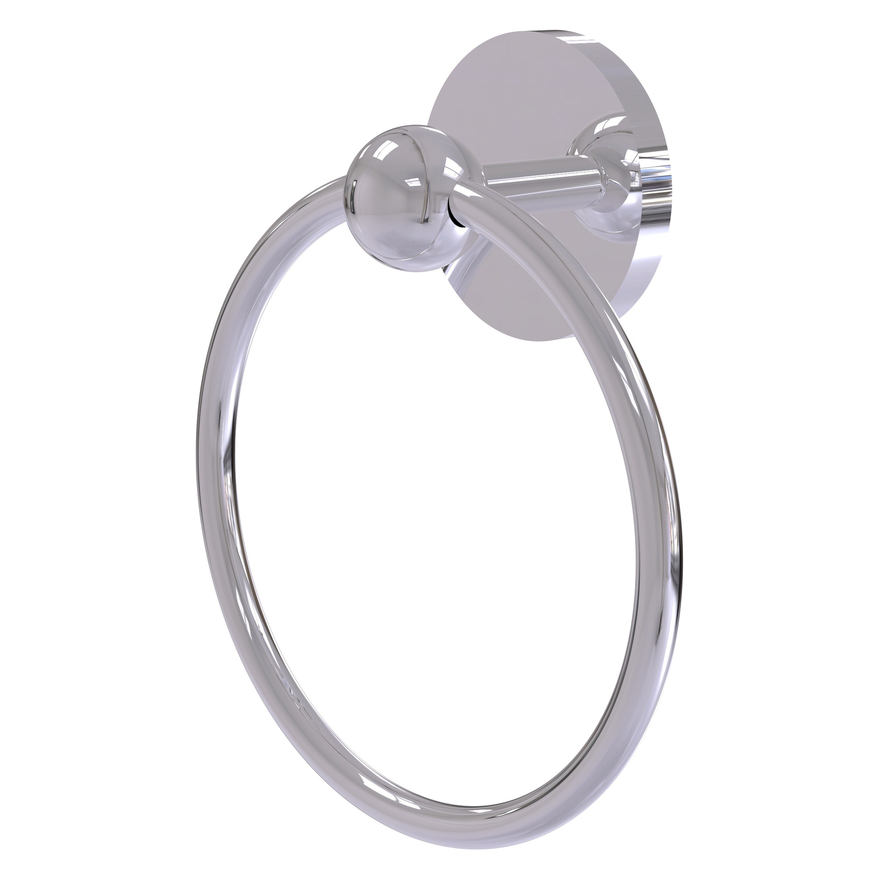 Allied Brass 1016-PC Skyline Polished Chrome Wall mount Single Towel Ring