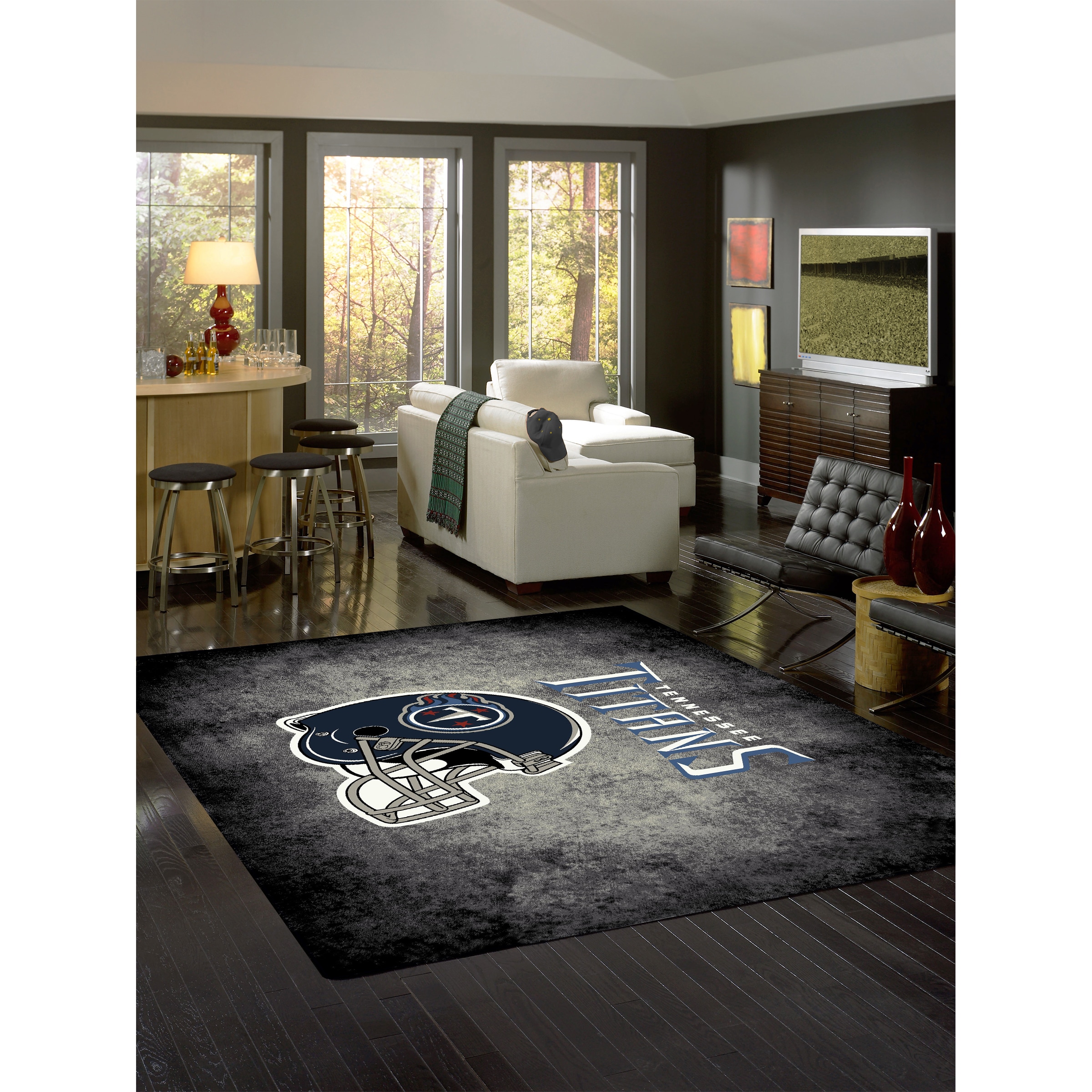 Tennessee Titans 2 NFL Christmas Gift Rug Living Room Rug Home Decor Floor  Decor