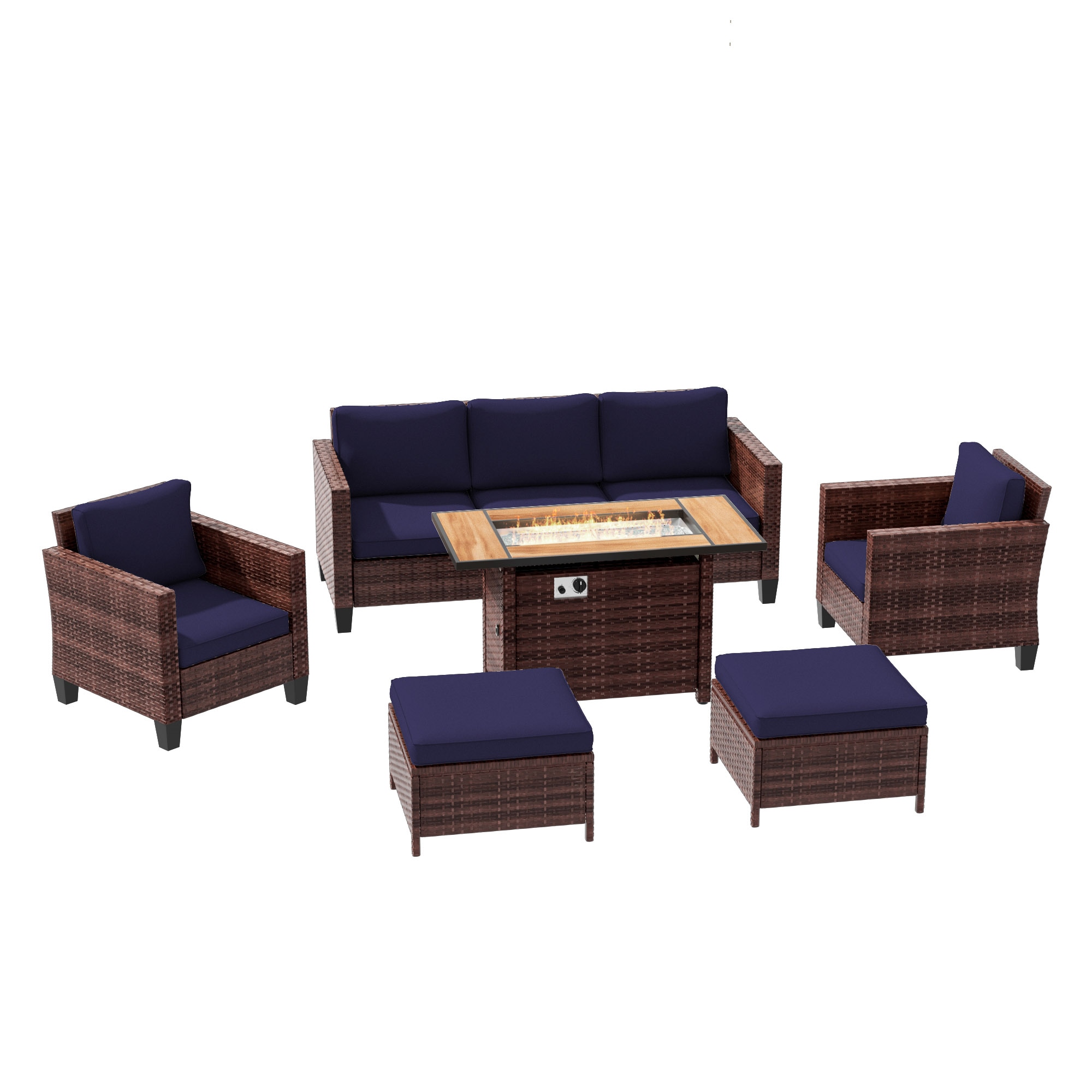 ACEGOSES LW-115BNY-T5 Patio-Conversation-Sets - View #3