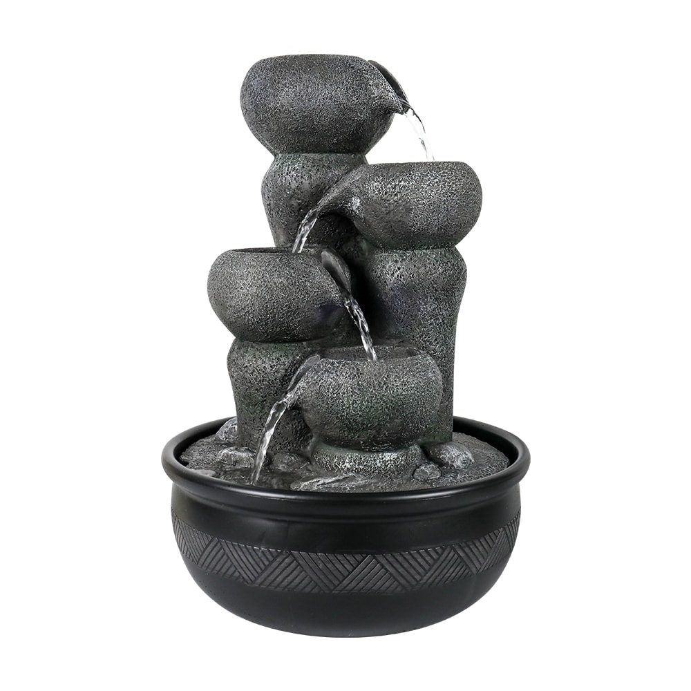Watnature YDS31023 15.7-Inches Resin Tiered Indoor Fountain