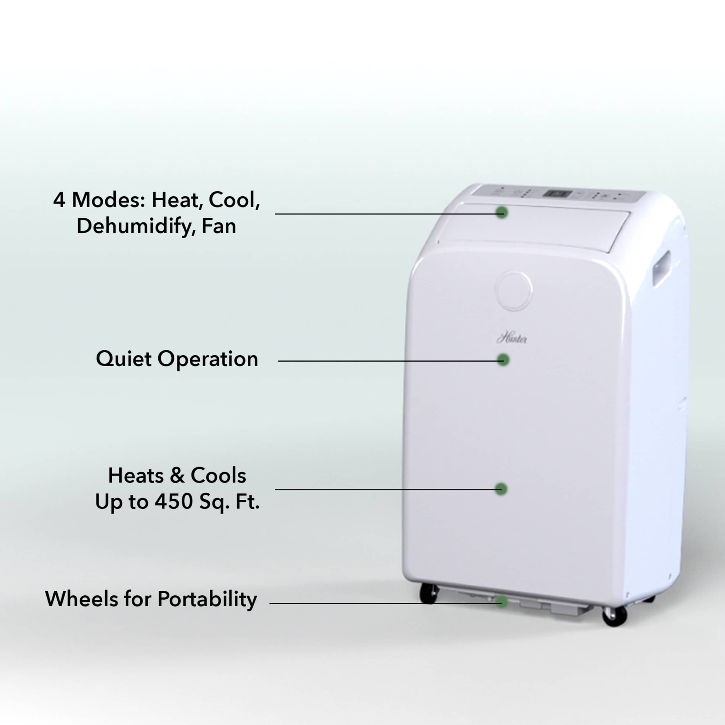 Hunter HPAC-12C150P-GRA Portable-Air-Conditioners - View #5