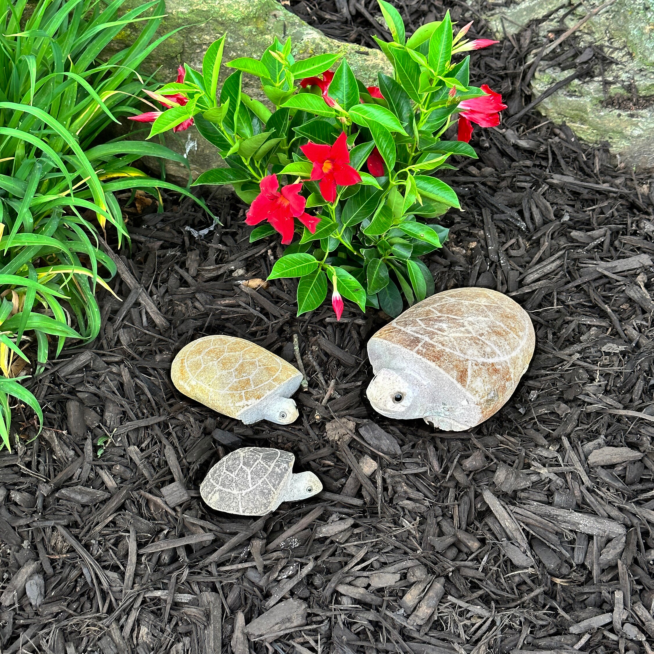 Stone Age Creations FM-TU-S3 5-in H x 14-in W Multiple colors/finishes Turtle