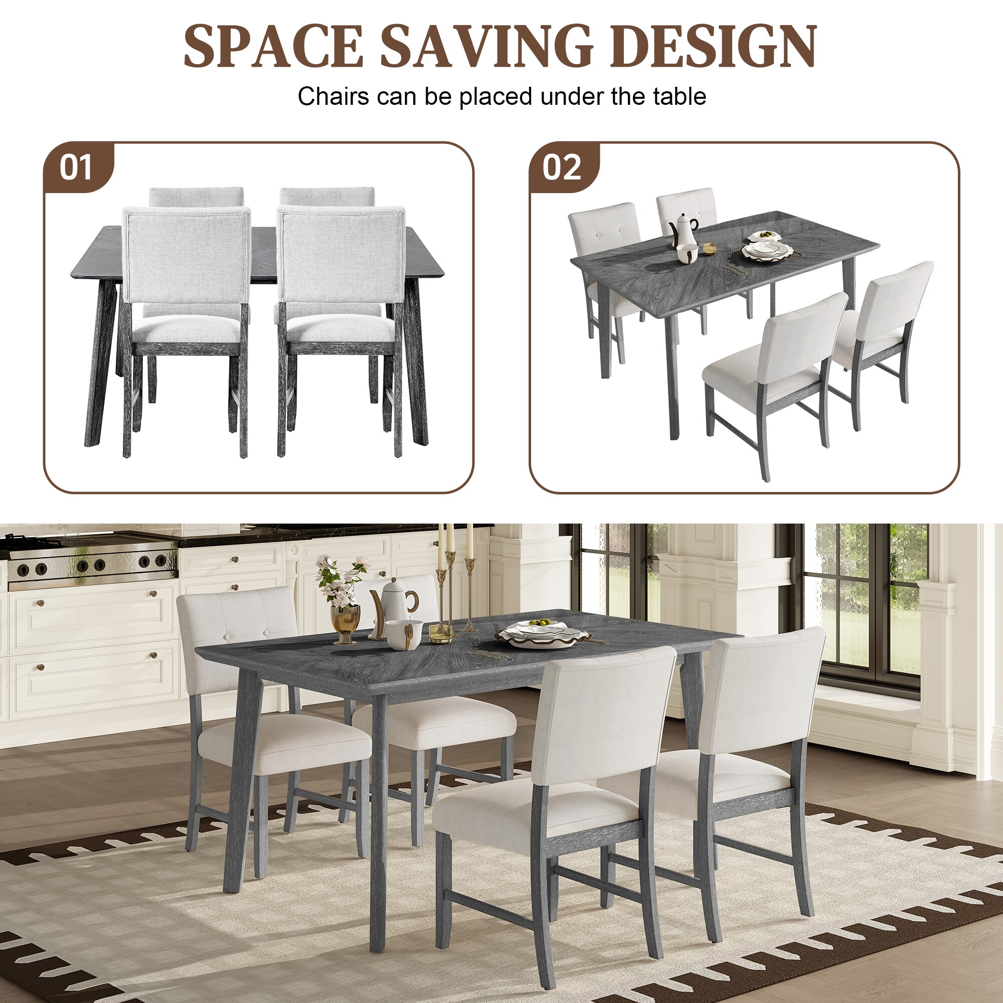 LOVMOR SF-M-N752S400015E Dining-Tables - View #6