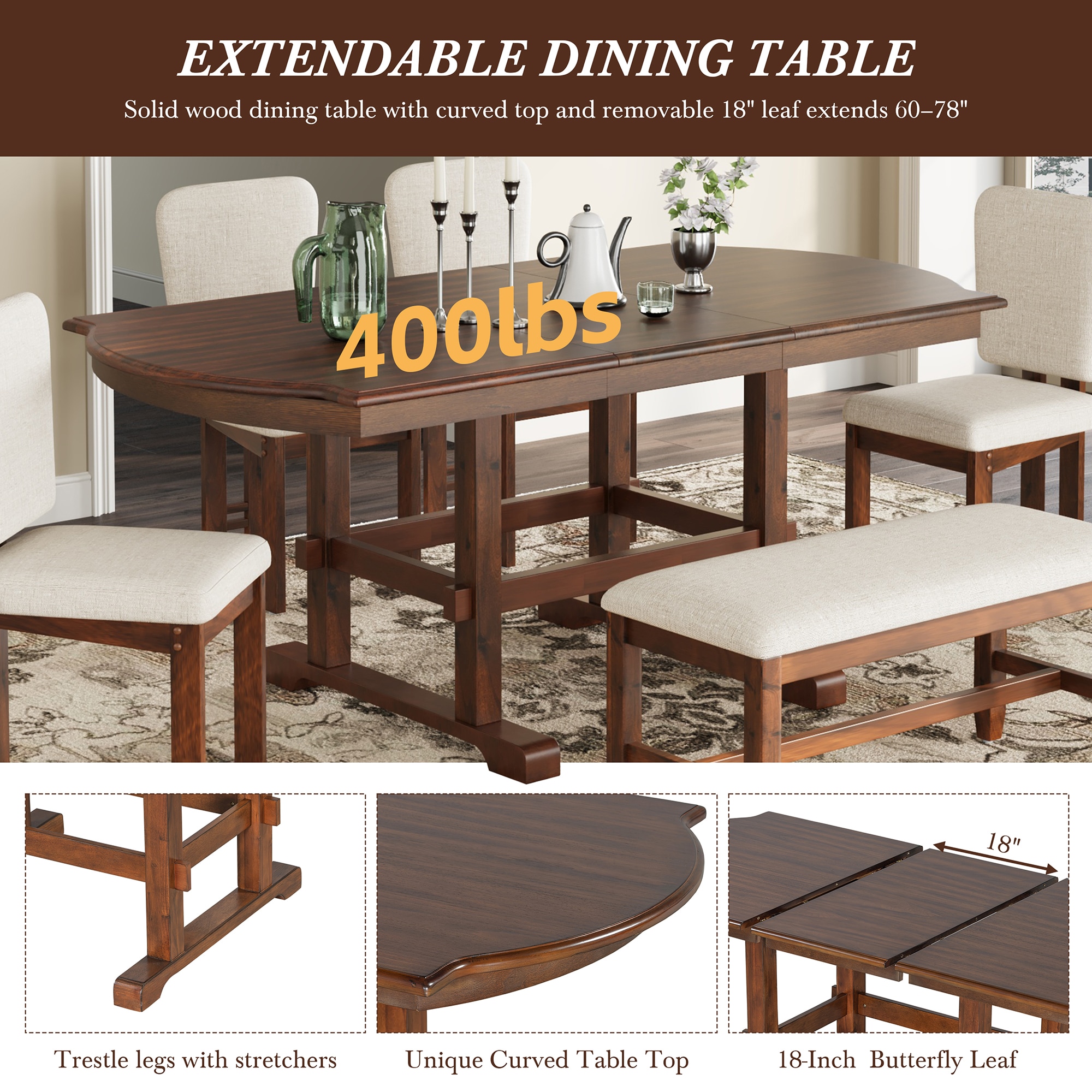 SINOFURN SYA370099GY Dining-Sets - View #3
