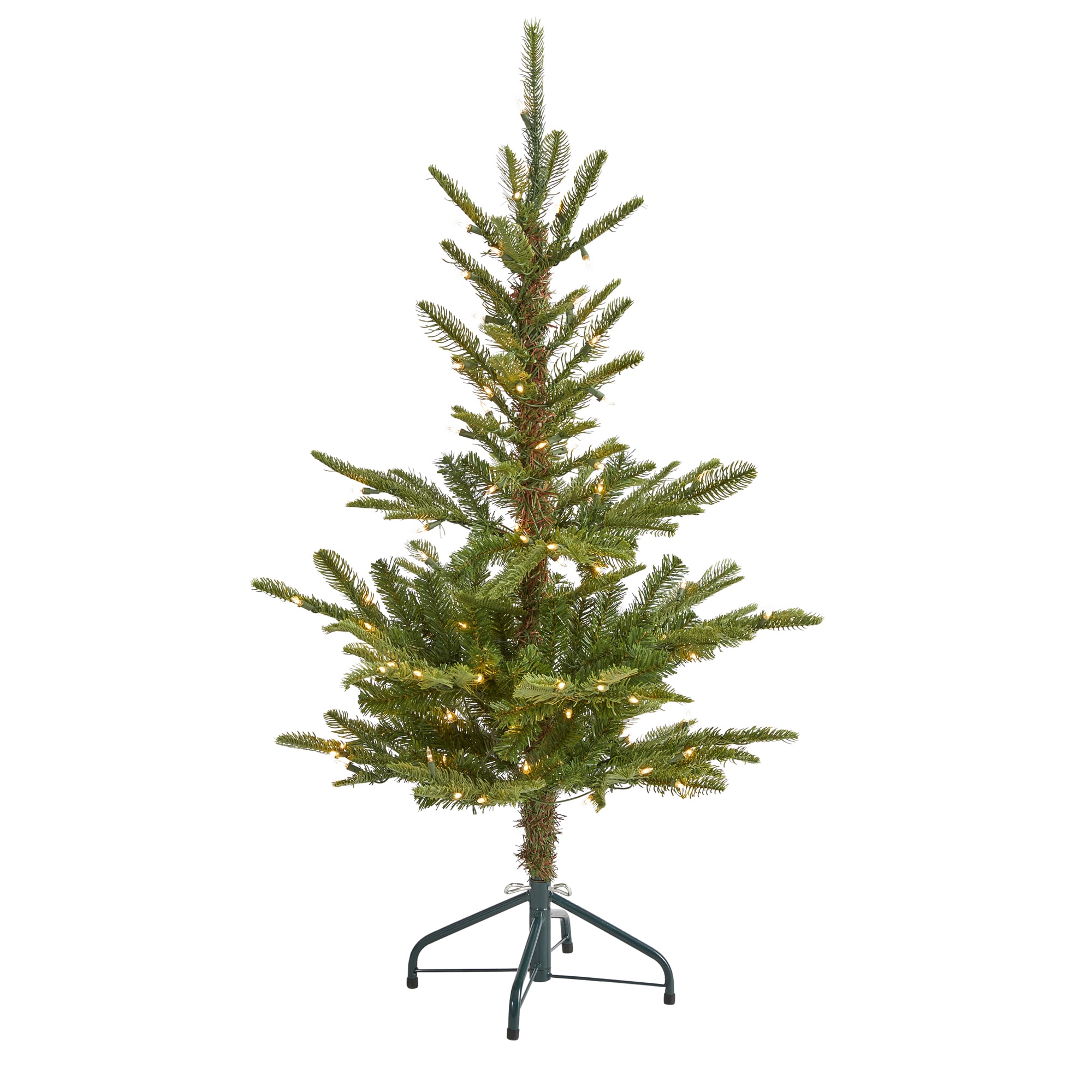 Nearly Natural T1882 4-ft Spruce Pre-lit Artificial Christmas Tree with White LED Lights