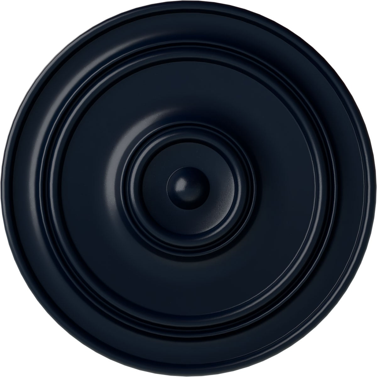 Ekena Millwork CM54TCLMDF Large Classic 57-in W x 57-in L Painted Midnight Dream Polyurethane Whole Ceiling Medallion