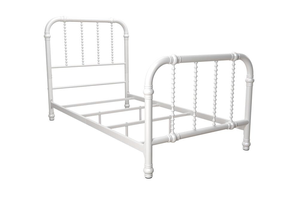 DHP White Twin Metal Low-profile Bed At Lowes.com