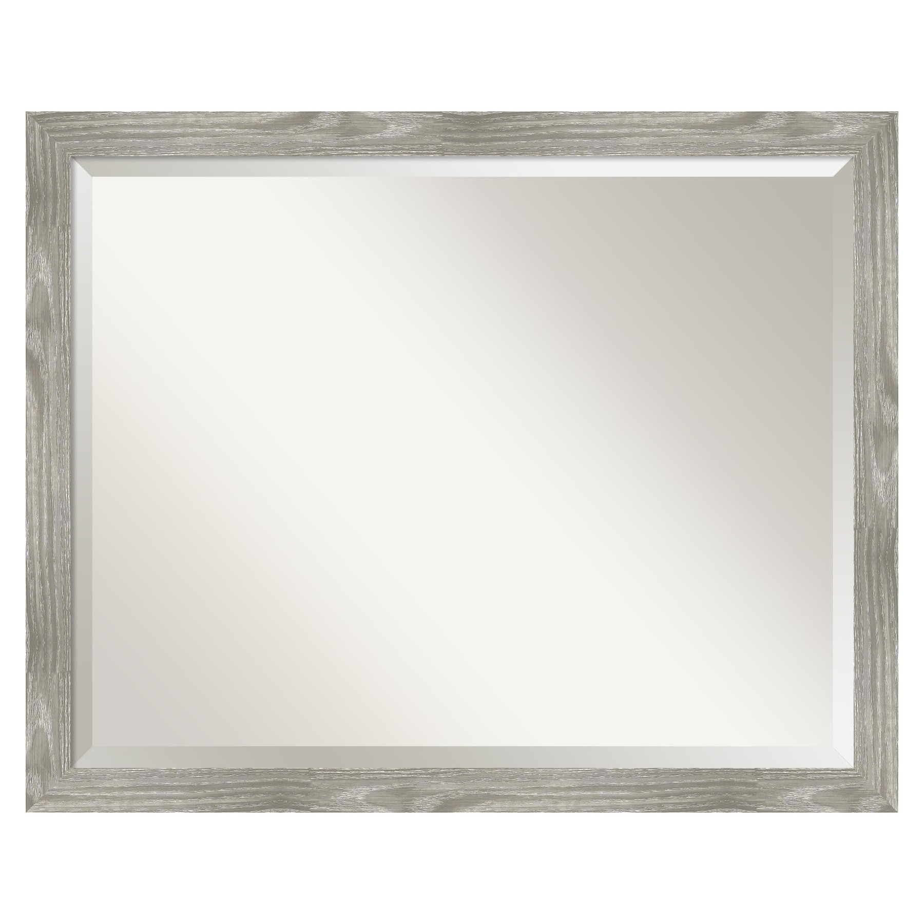 Amanti Art A17005479906 Dove Greywash 30.5-Inches W x 24.5-Inches H Rectangle Dove Greywash Square Framed Wall Mirror