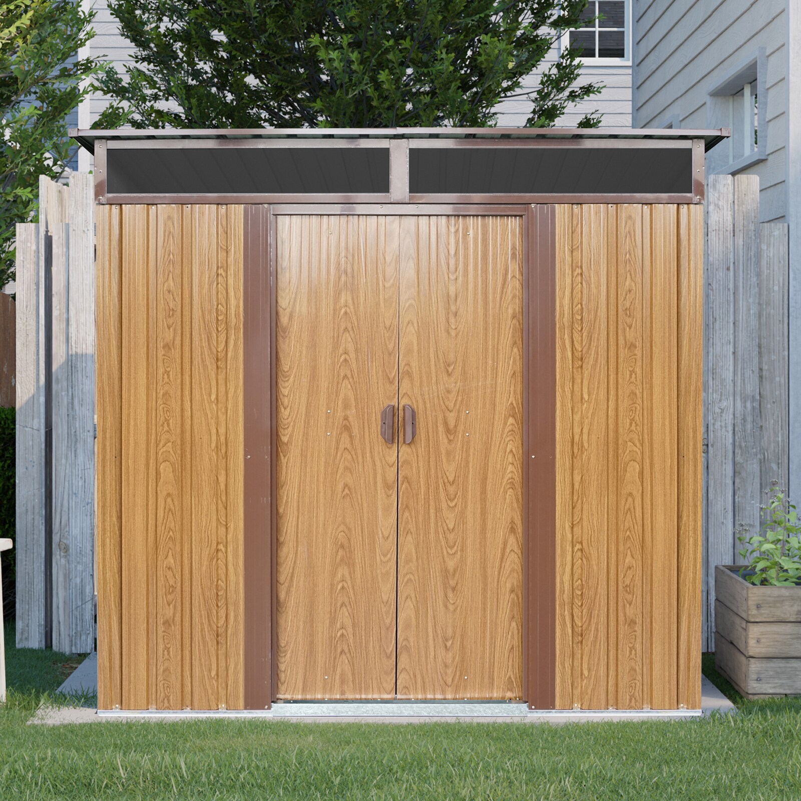 Kahomvis WWC-2QP211-20 Metal-Storage-Buildings-Sheds - View #9