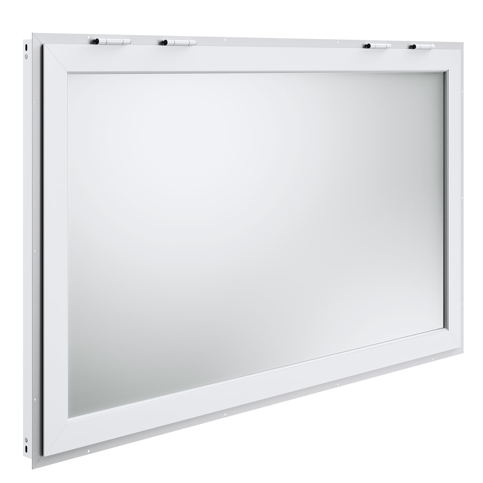 VEVOR Serving Hatch 47-1/2-in x 35-1/2-in x Aluminum Replacement white Single Pane Glass Awning Window , #FWCK60X36INC9GIVDV0
