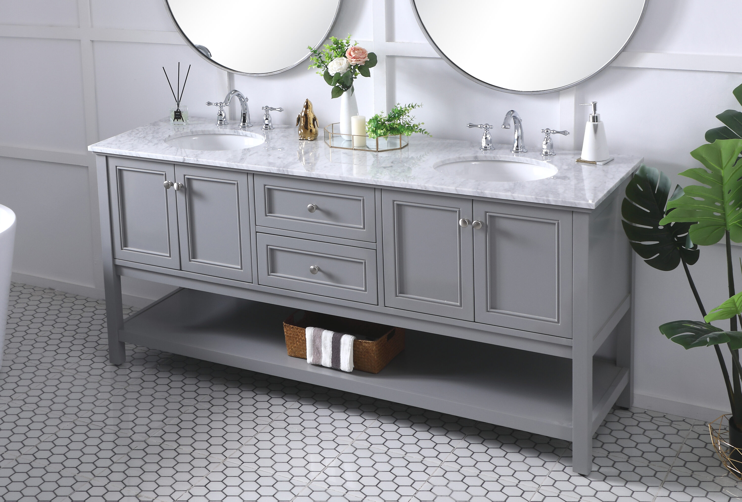 Elegant Decor FI81072GR Bath-Vanity-Combo - View #8