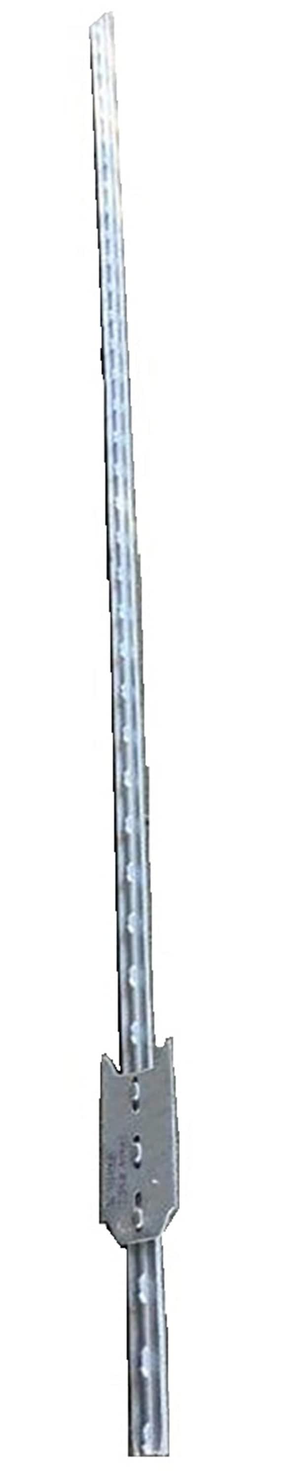  GL13307001SUW 84-in Silver Galvanized steel T-post For Multiple fence types