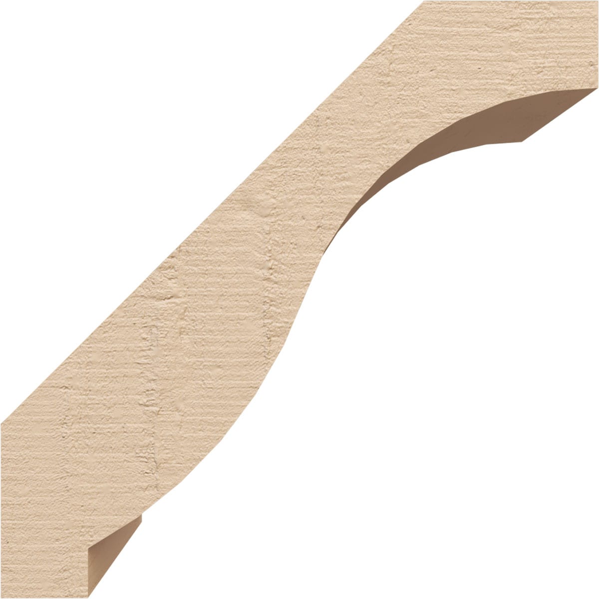 Ekena Millwork BRCUR05X06X06BKRRCPR braces - View #4