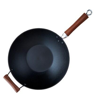 Pol skille sig ud Udvikle IMUSA Global Kitchen 13.58-in Cast Iron Wok in the Cooking Pans & Skillets  department at Lowes.com
