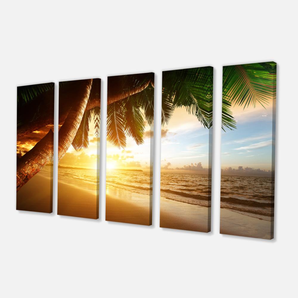 Designart 28-in H x 60-in W Coastal Print on Canvas at Lowes.com