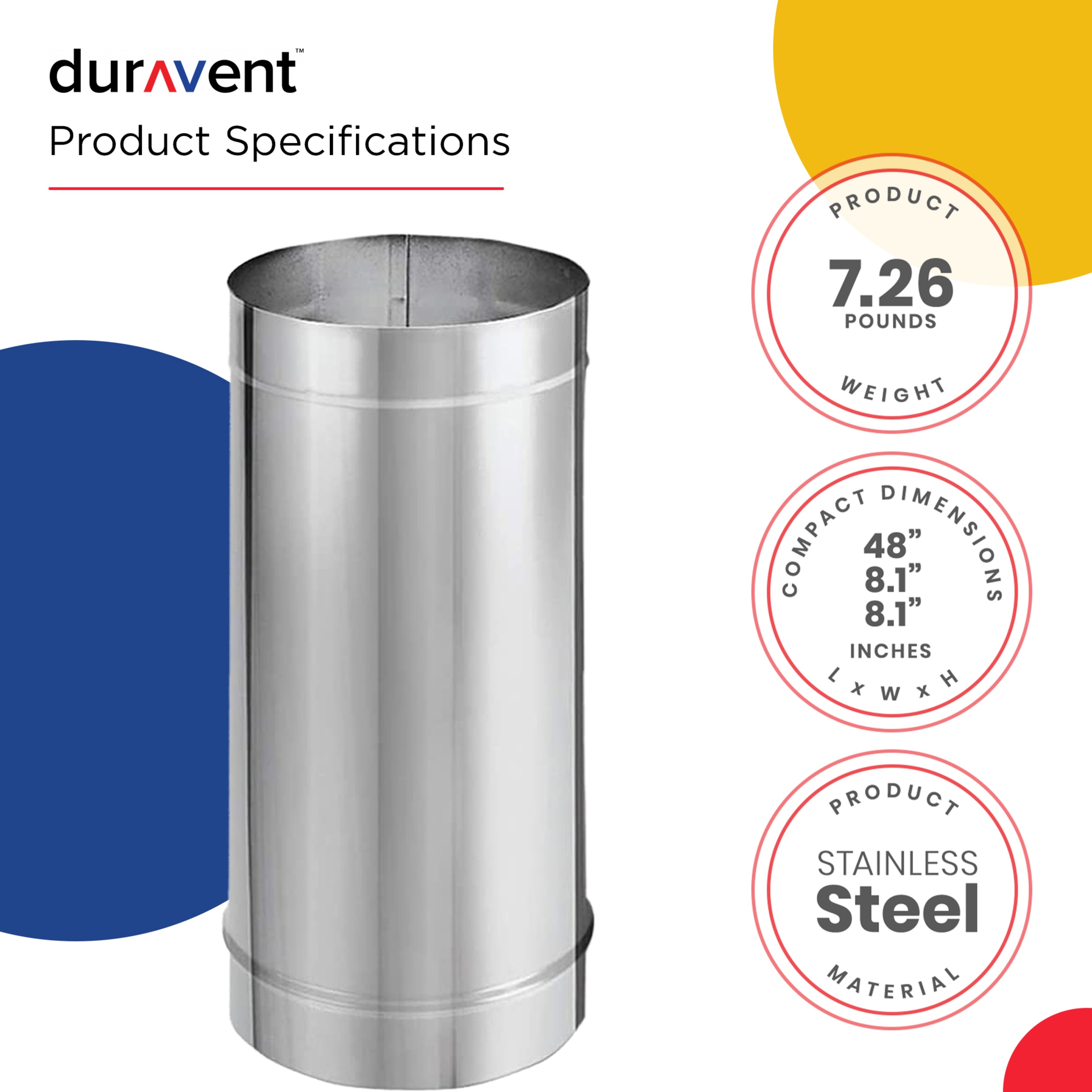 DuraVent 254804 Stove-Pipe - View #3
