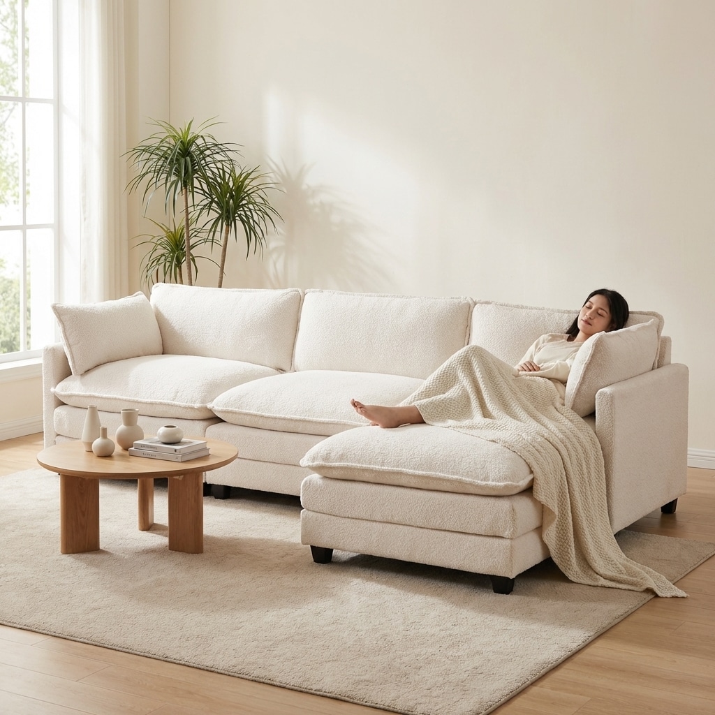 VOUA SAF-DXGQQ-BE Sofas-Loveseats - View #2