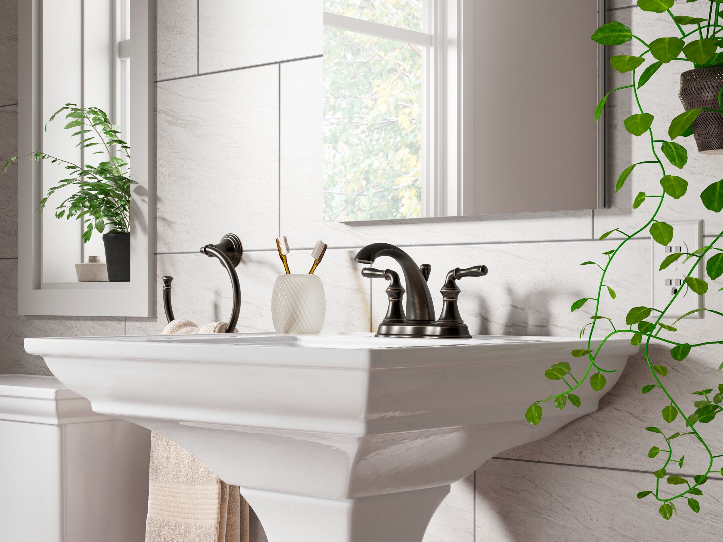 KOHLER 393-N4-CP Lavatory-Faucets - View #2