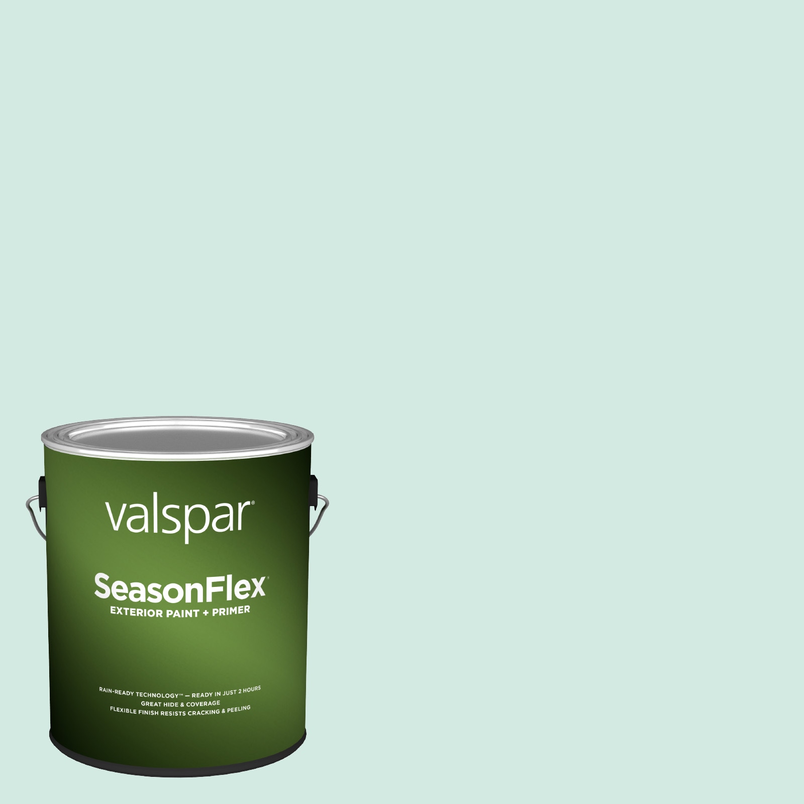 Valspar 5008-7A-936254 SeasonFlex Semi-gloss Mint Whisper 5008-7A Latex Exterior Paint + Primer ( 1-gallon )
