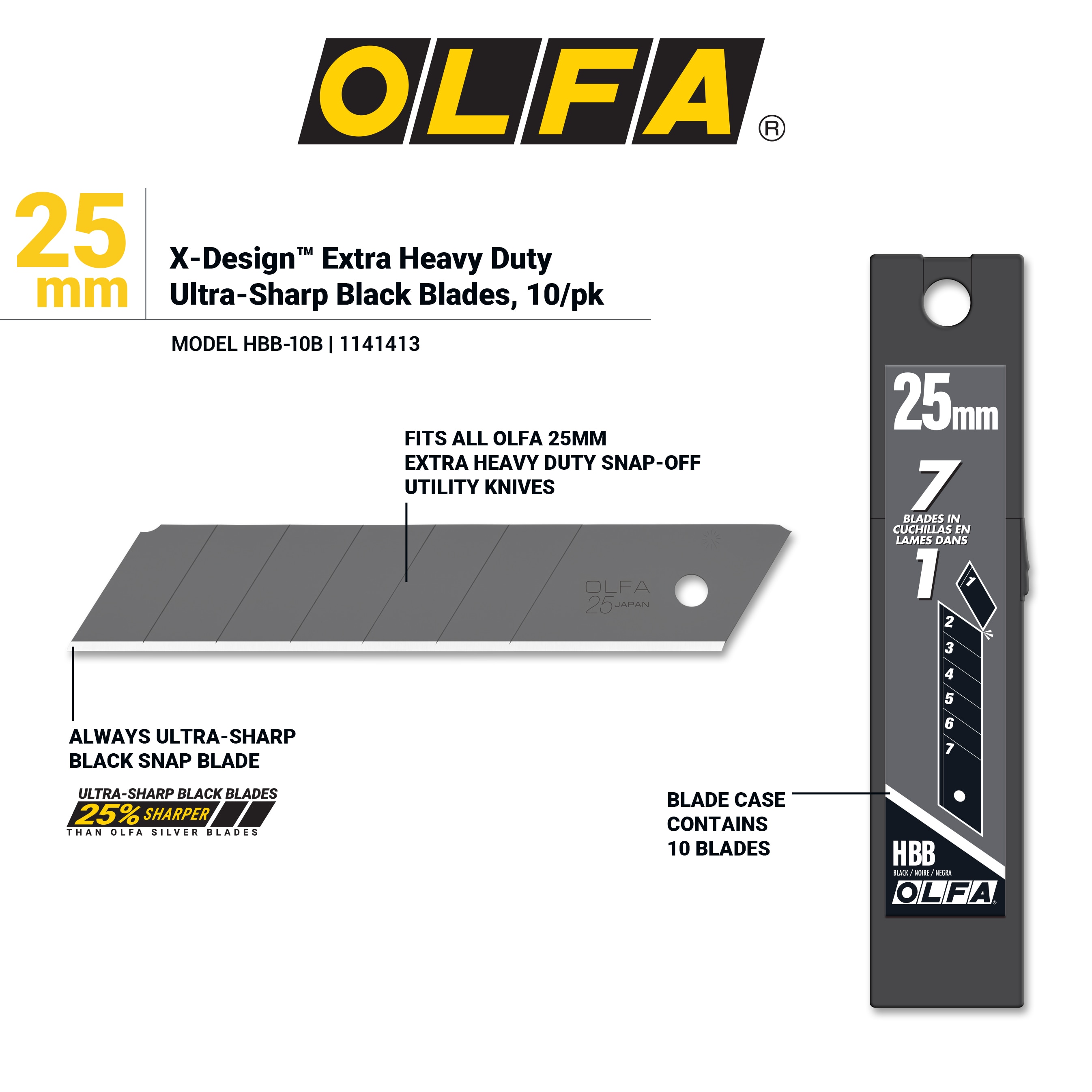 OLFA 1141413 Replacement-Utility-Blades - View #2