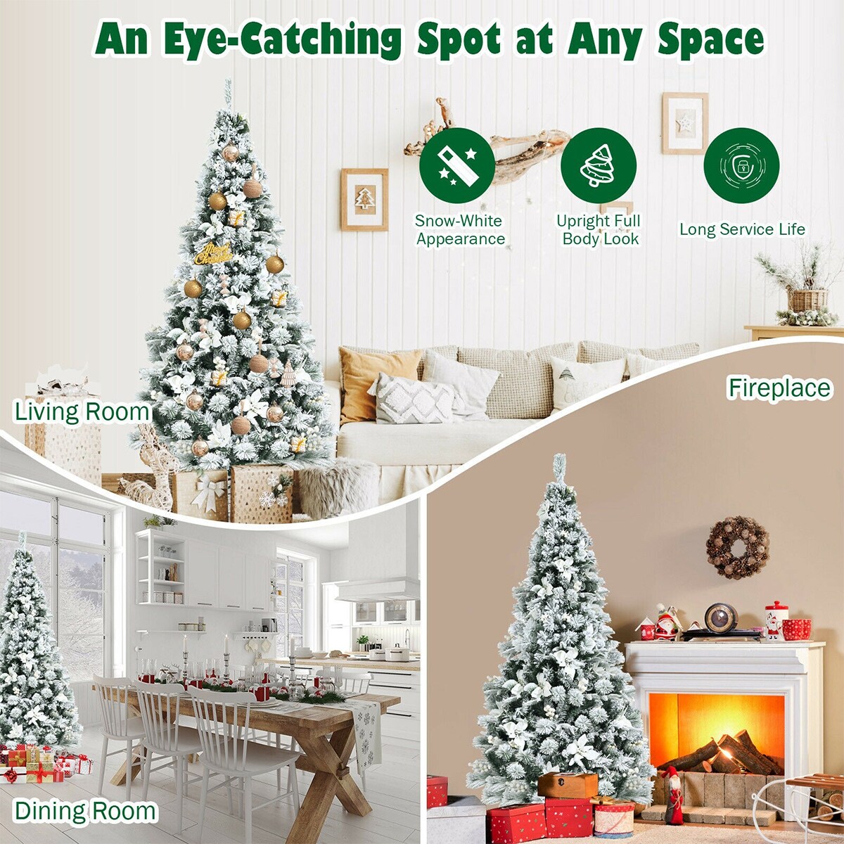 Forclover HYC-CM865 Artificial-Christmas-Trees - View #8