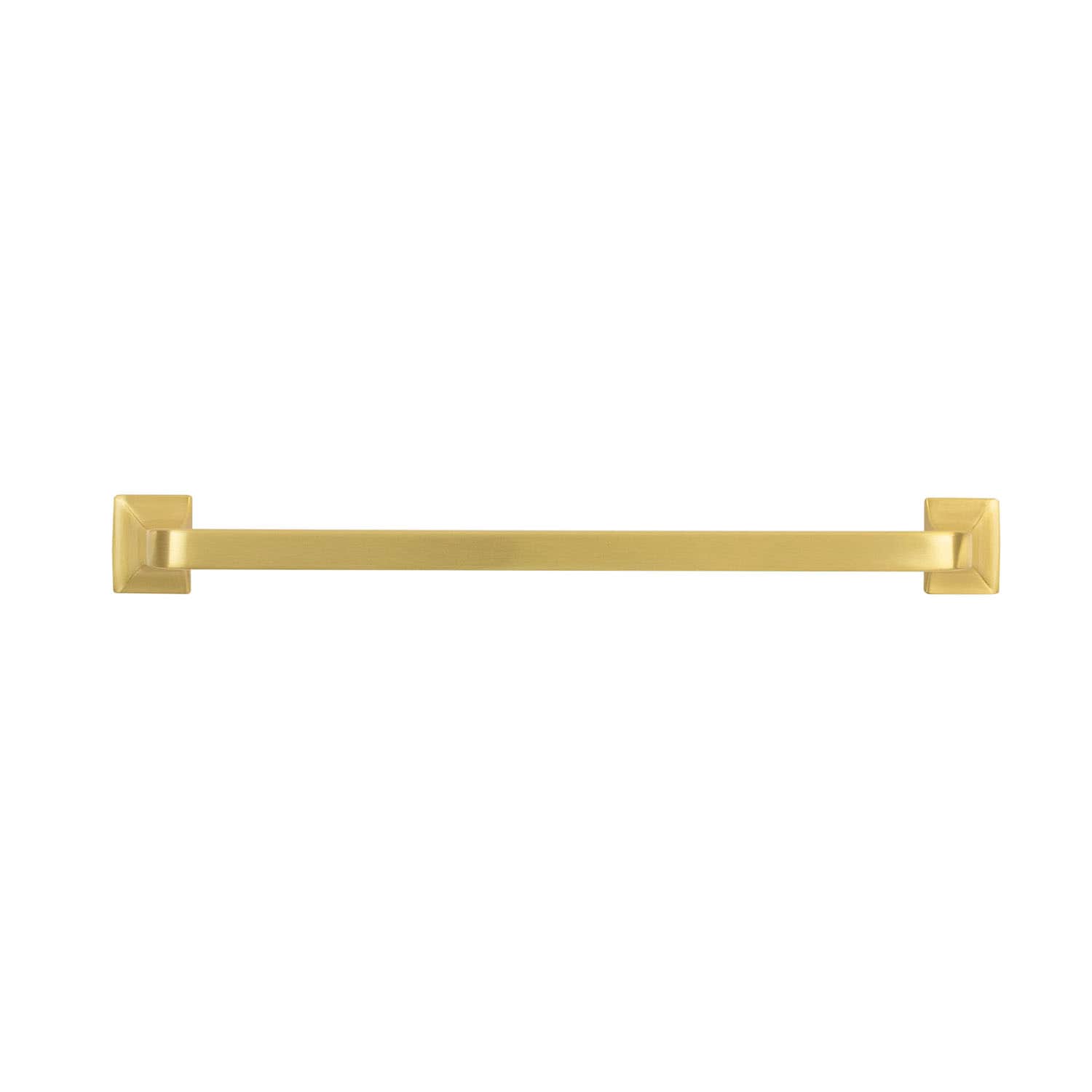 Hickory Hardware Forge 8-13/16-in Center to Center Brushed Golden Brass  Rectangular Handle Drawer Pulls in the Drawer Pulls department at
