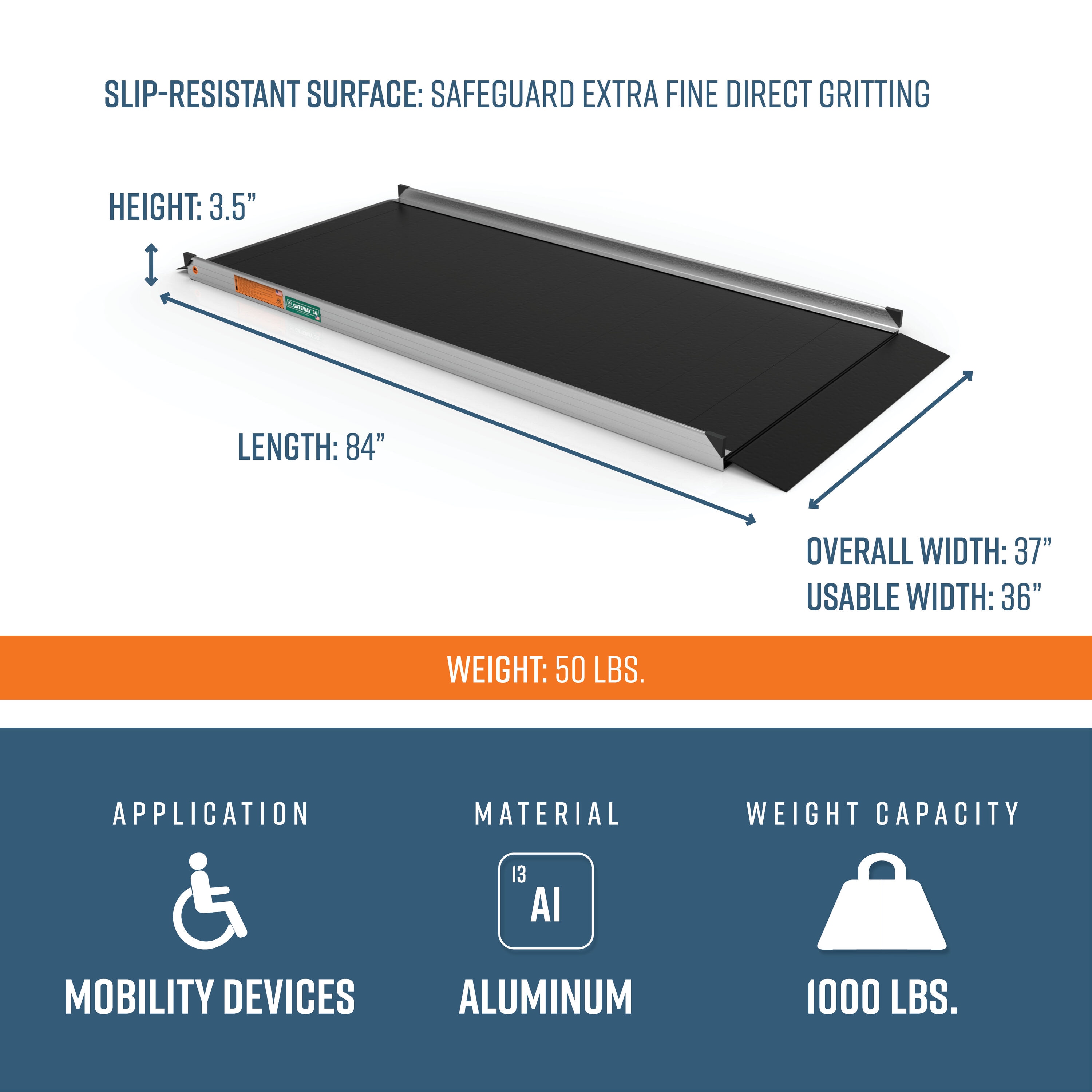 EZ-ACCESS G3G 07BLK Access-Ramps - View #3