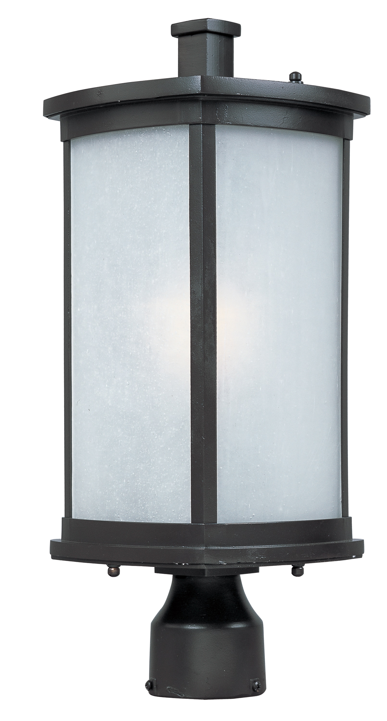 Maxim Lighting 3250FSBZ Terrace 19.25-in Bronze Transitional Outdoor Post light