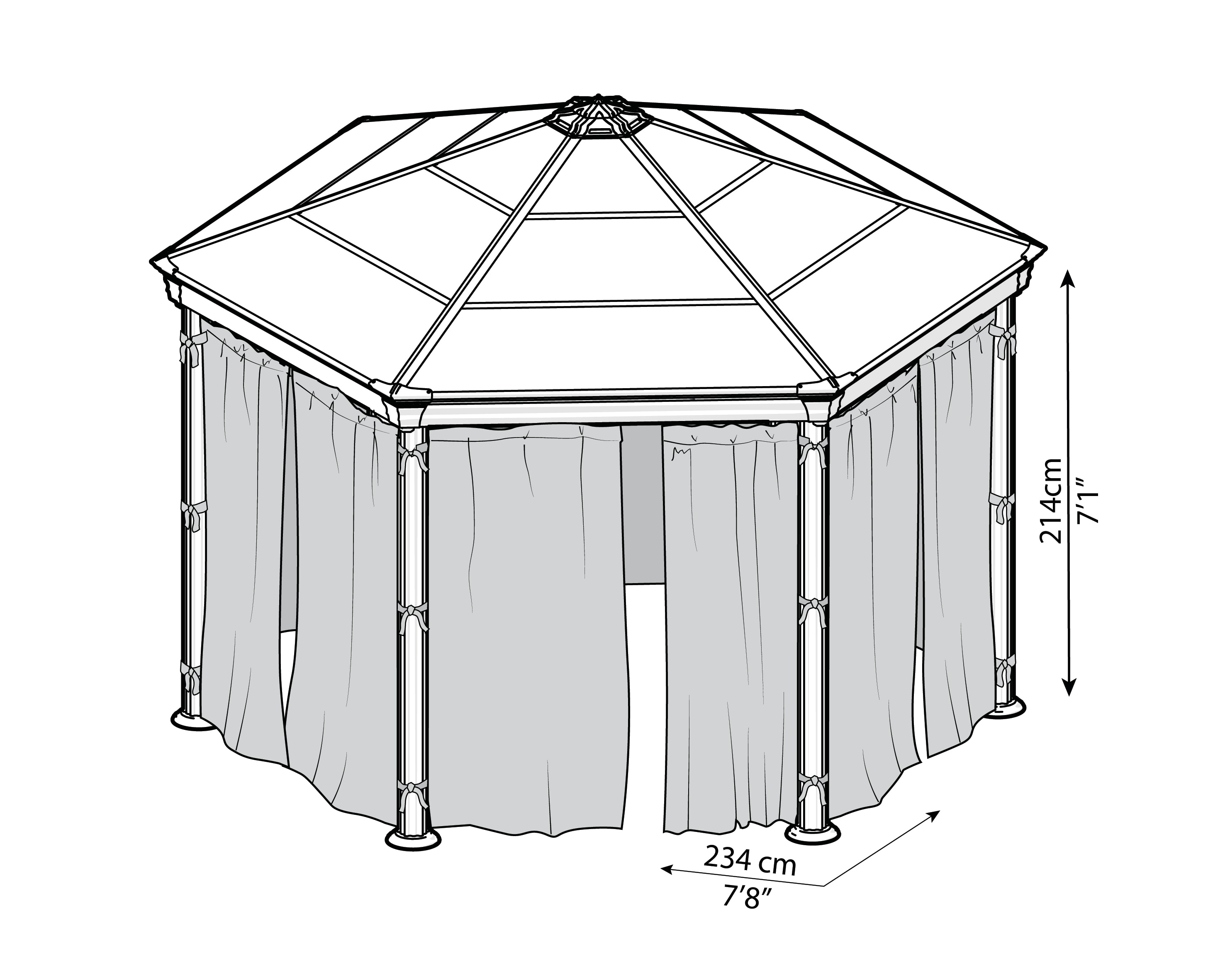 Canopia by Palram 703986 Gazebo-Parts-Accessories - View #3