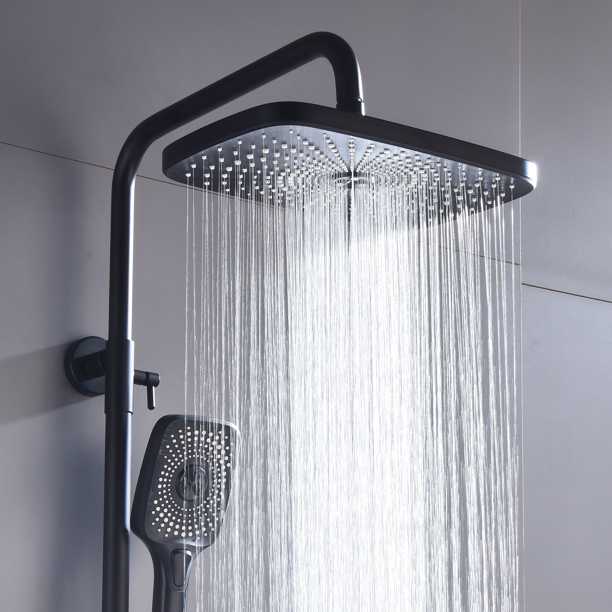 WELLFOR WB-SH004MB Showerhead-Bar-Panels - View #9