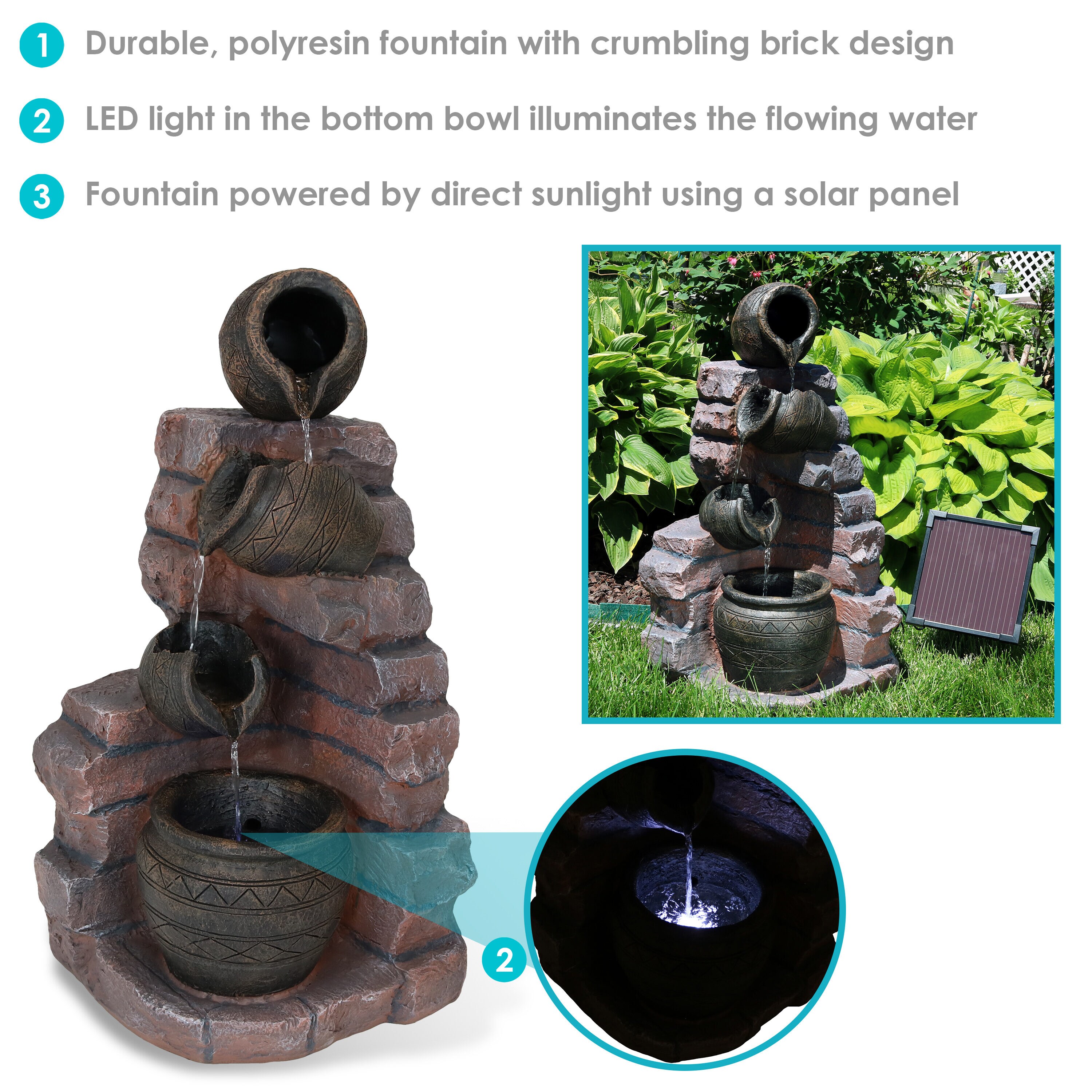Sunnydaze Decor SL-0430 fountains - View #5