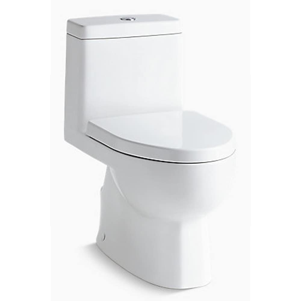 zingen schaak antwoord KOHLER Reach White Dual Flush Compact Elongated Standard Height WaterSense  Toilet 12-in Rough-In in the Toilets department at Lowes.com