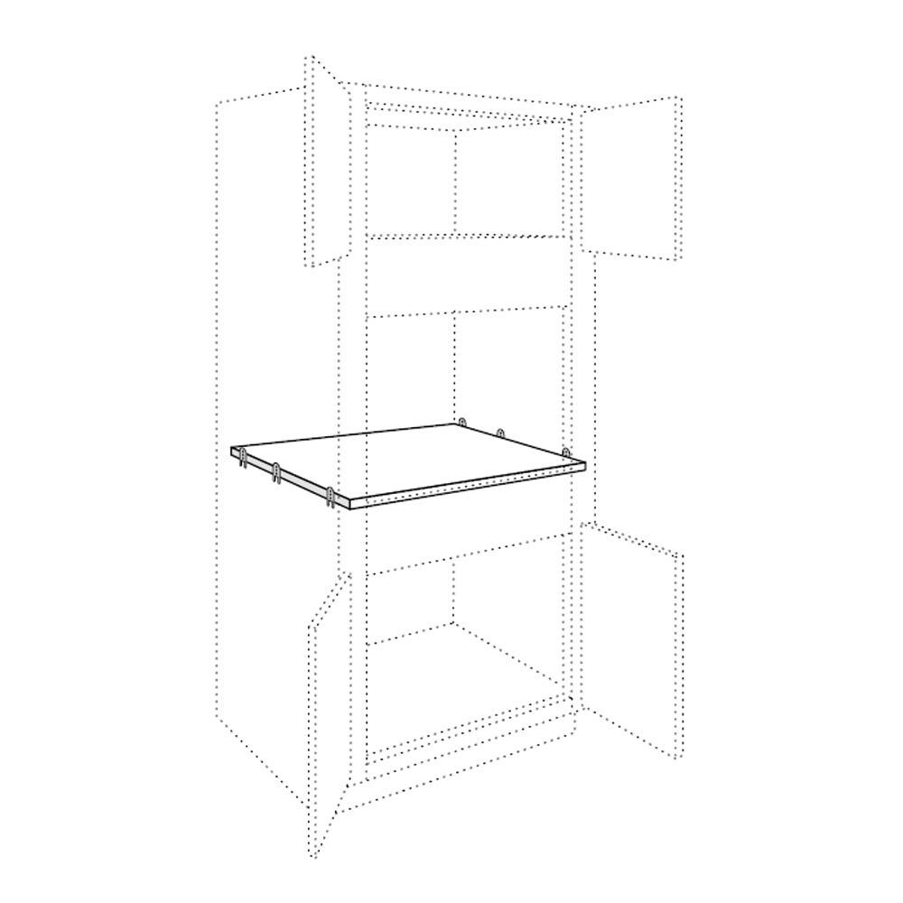 allen + roth Stonewall 28.75-in W x 3.375-in H x 21-in D Natural Stained  Cabinet Roll-out Tray in the Kitchen Cabinet Accessories department at