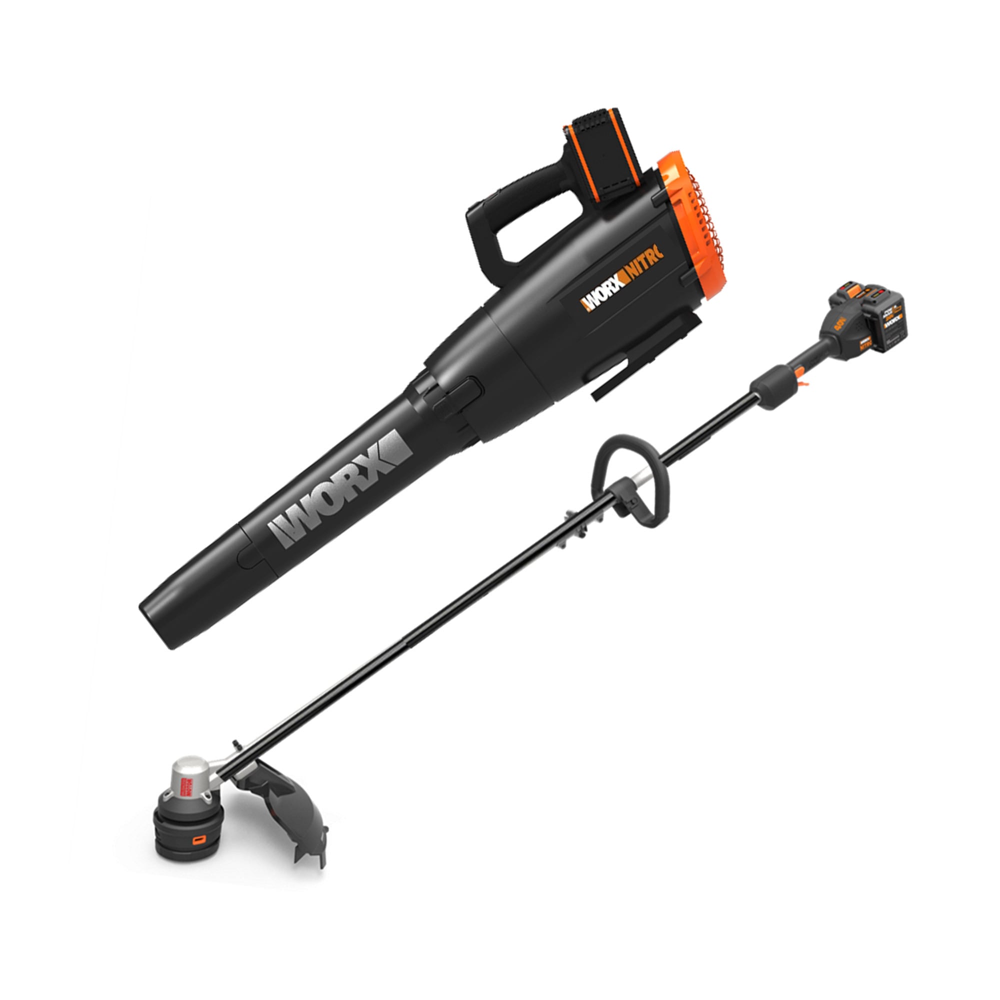 Worx Nitro Power Share 40-Volt 25-in Hedge Trimmer 2 Ah (Battery and Charger Included)