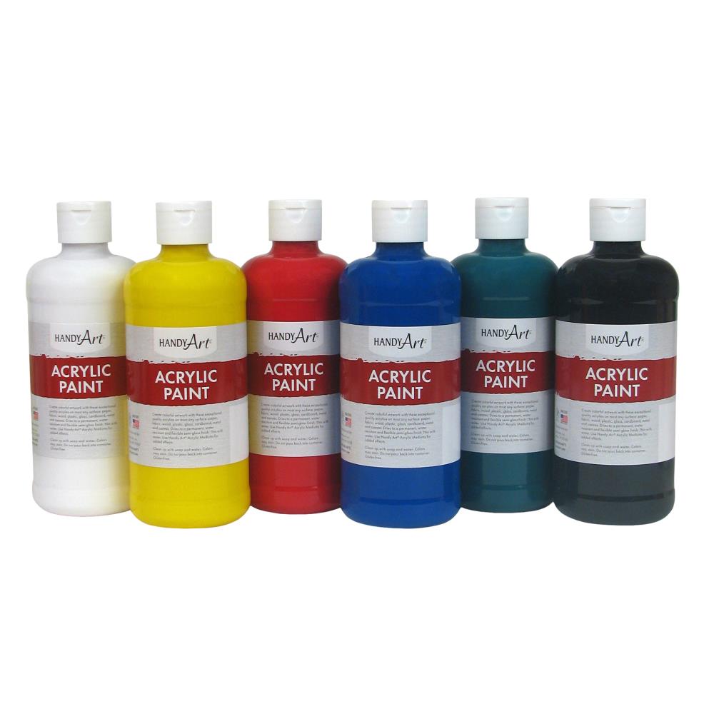 4 oz. 8 Color Assortment, Water Based Aqua Mini Spray Paint for Arts and Crafts, (8-Pack)