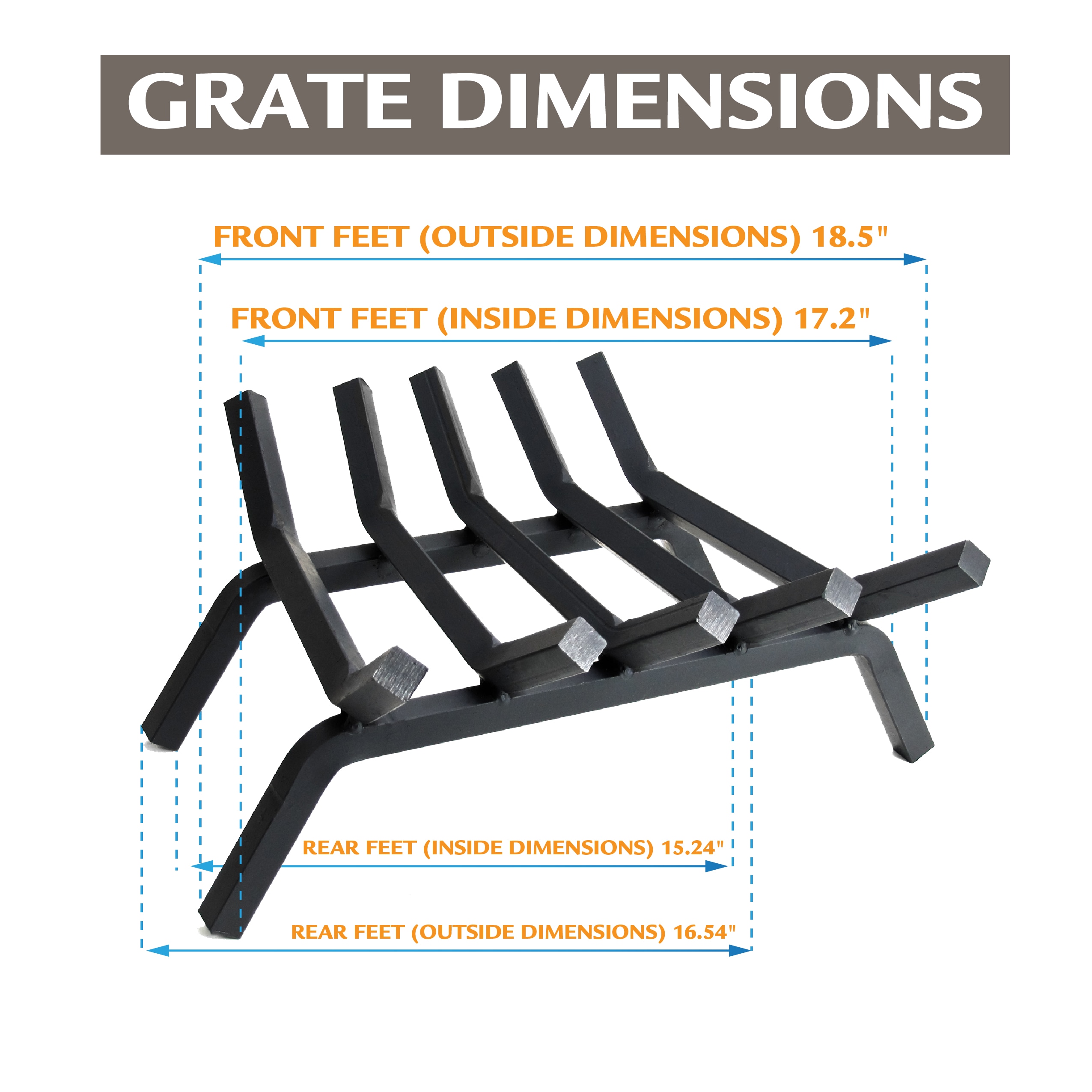 Pleasant Hearth BG7-185M Fireplace-Grates - View #8